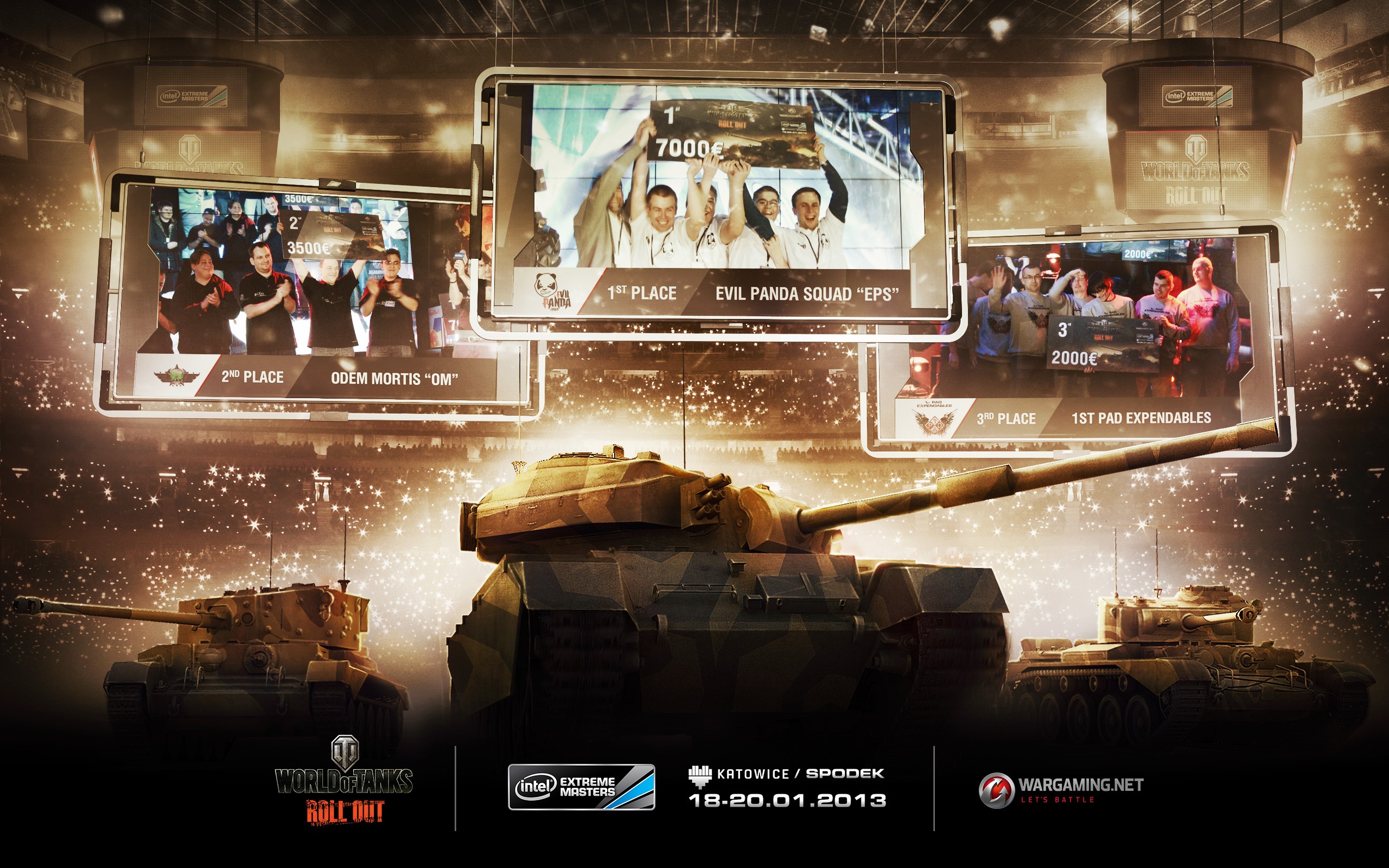 World of Tanks Roll Out Intel Extreme Masters 2013 HD Wallpaper