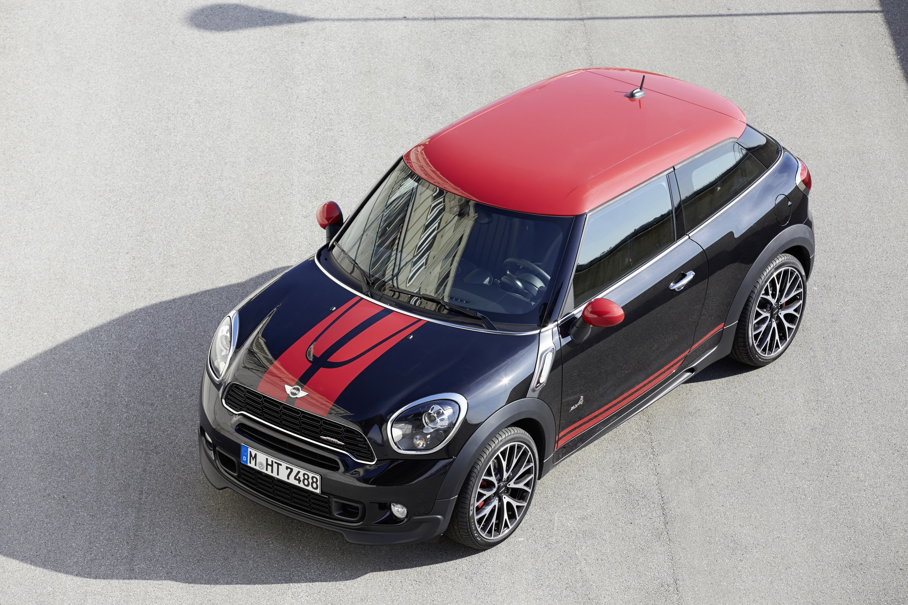 Black 2013 Mini Paceman John Cooper Works with Red Accents HD Wallpaper