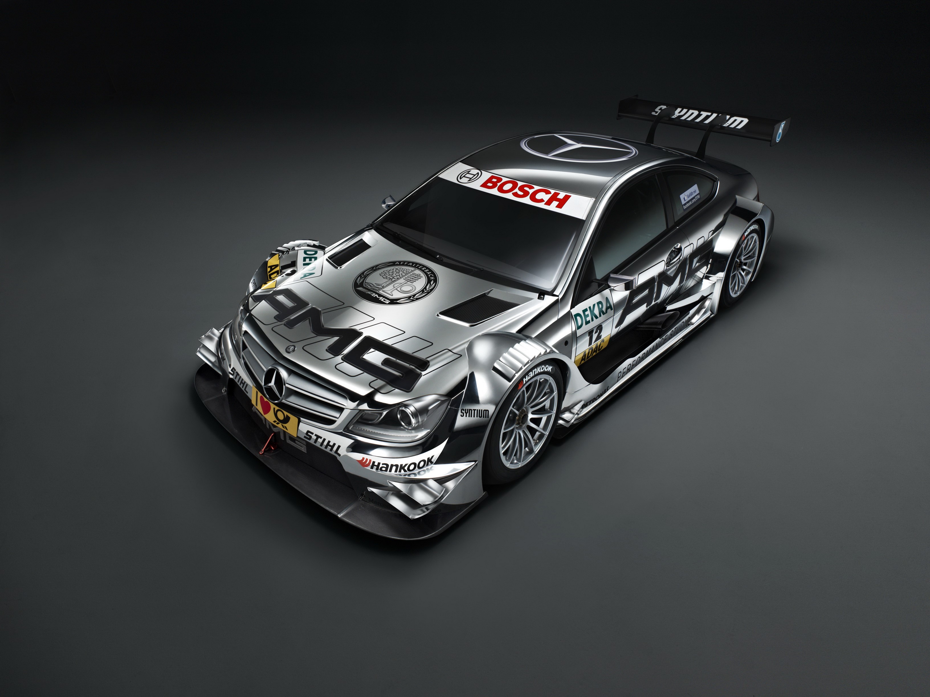 2012 Mercedes C-Coupe DTM Race Car HD Wallpaper