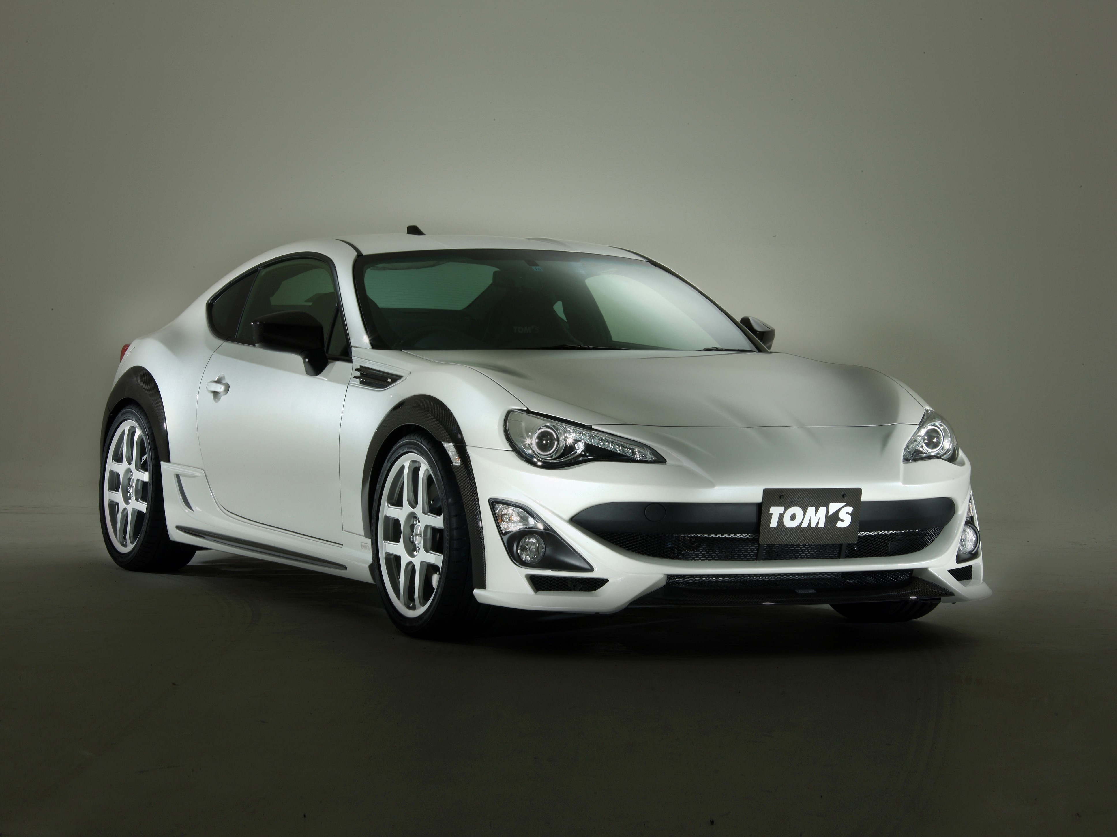 White 2013 Toyota 86 N086V by TOM'S HD Wallpaper