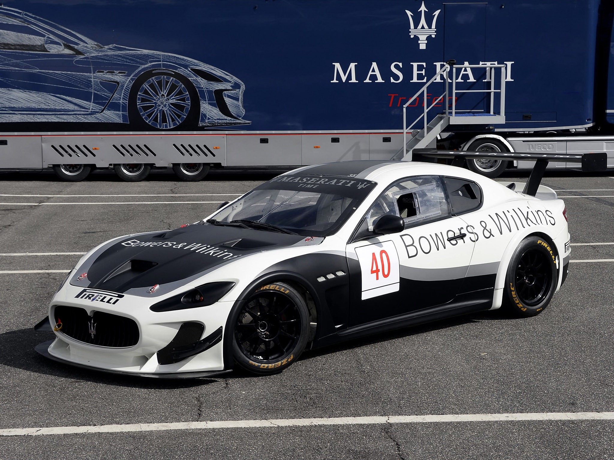 Maserati GranTurismo Trofeo MC World Series race car HD Wallpaper