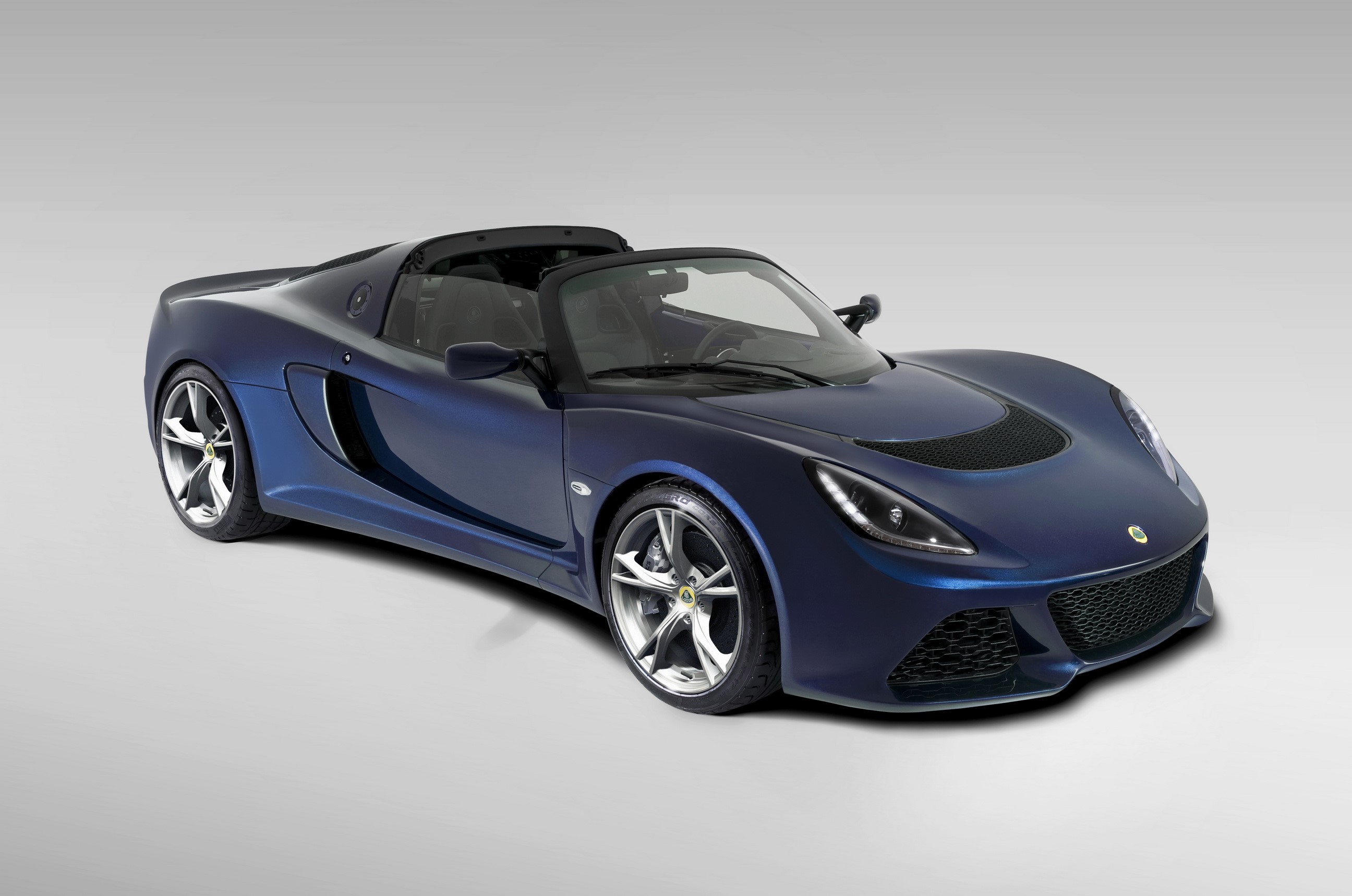 Blue 2012 Lotus Exige S Roadster Cabriolet HD Wallpaper