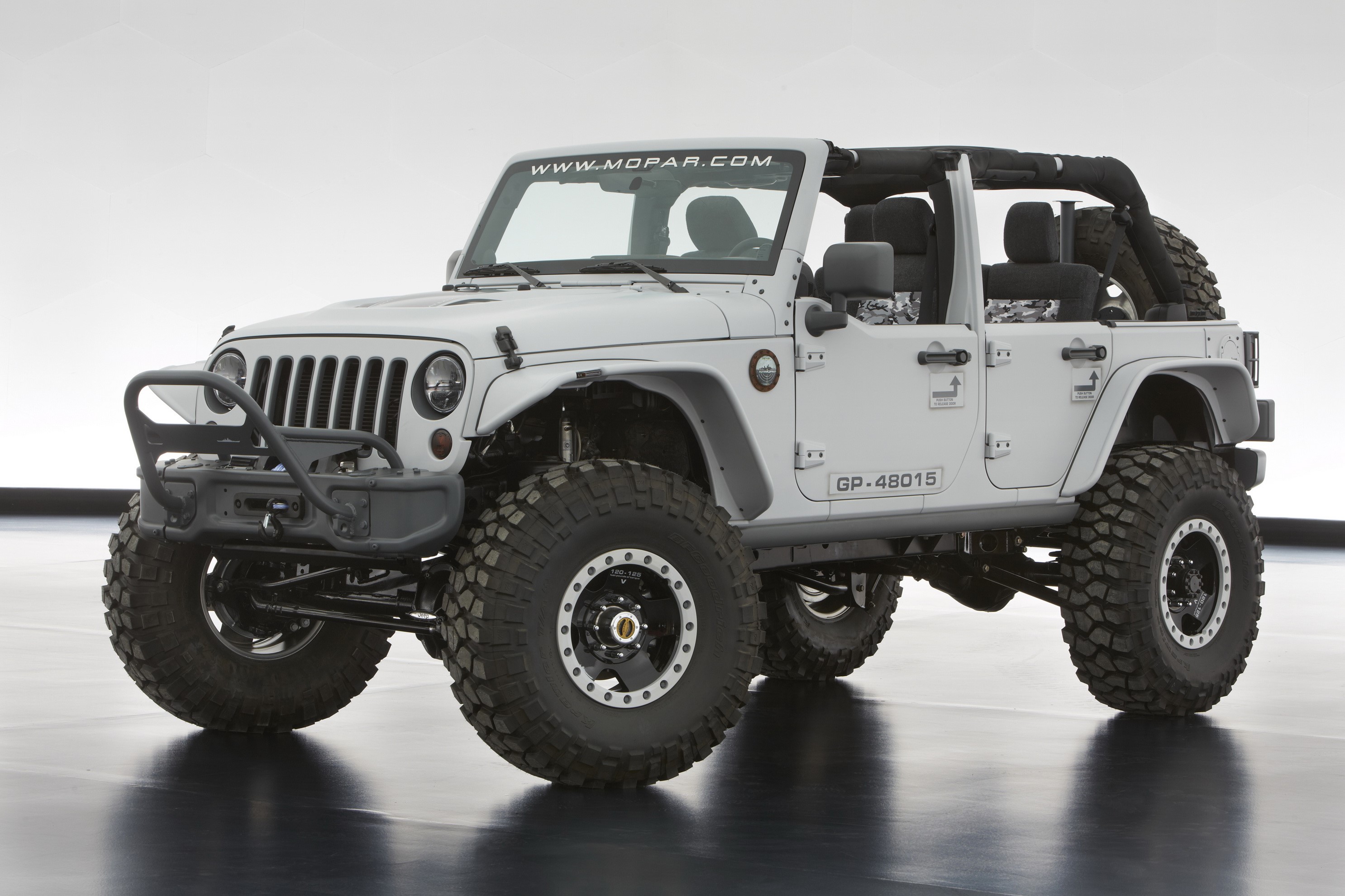 White Jeep Wrangler Mopar Recon HD Wallpaper