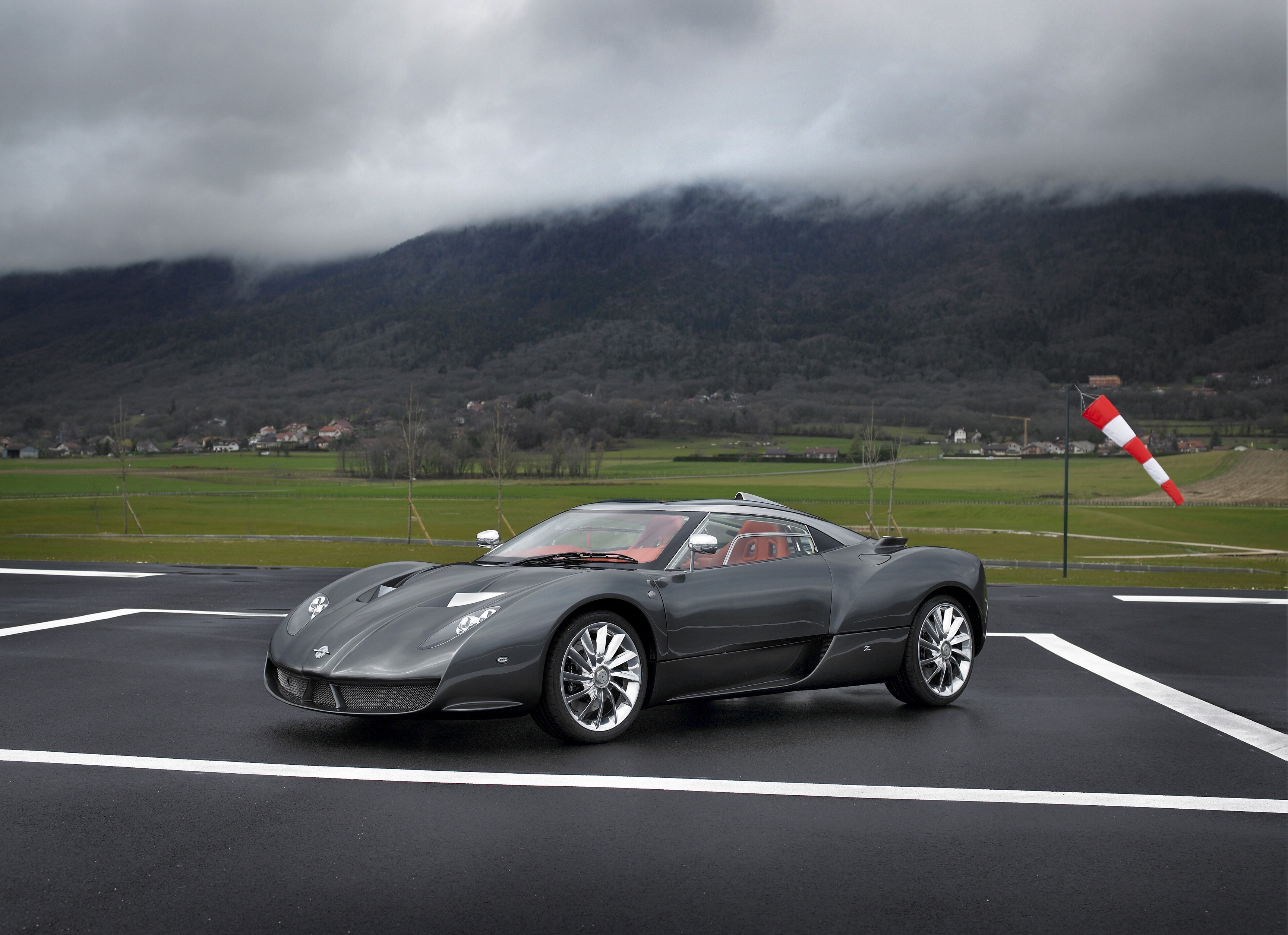 2008 C12 Zagato Spyker sports car HD Wallpaper