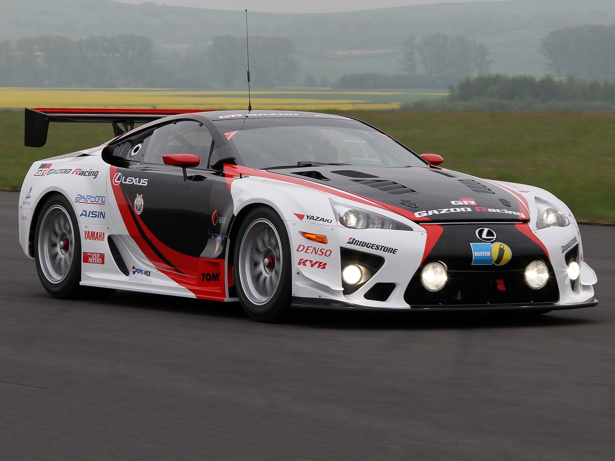 Lexus LF-A GR Gazoo Racing car HD Wallpaper