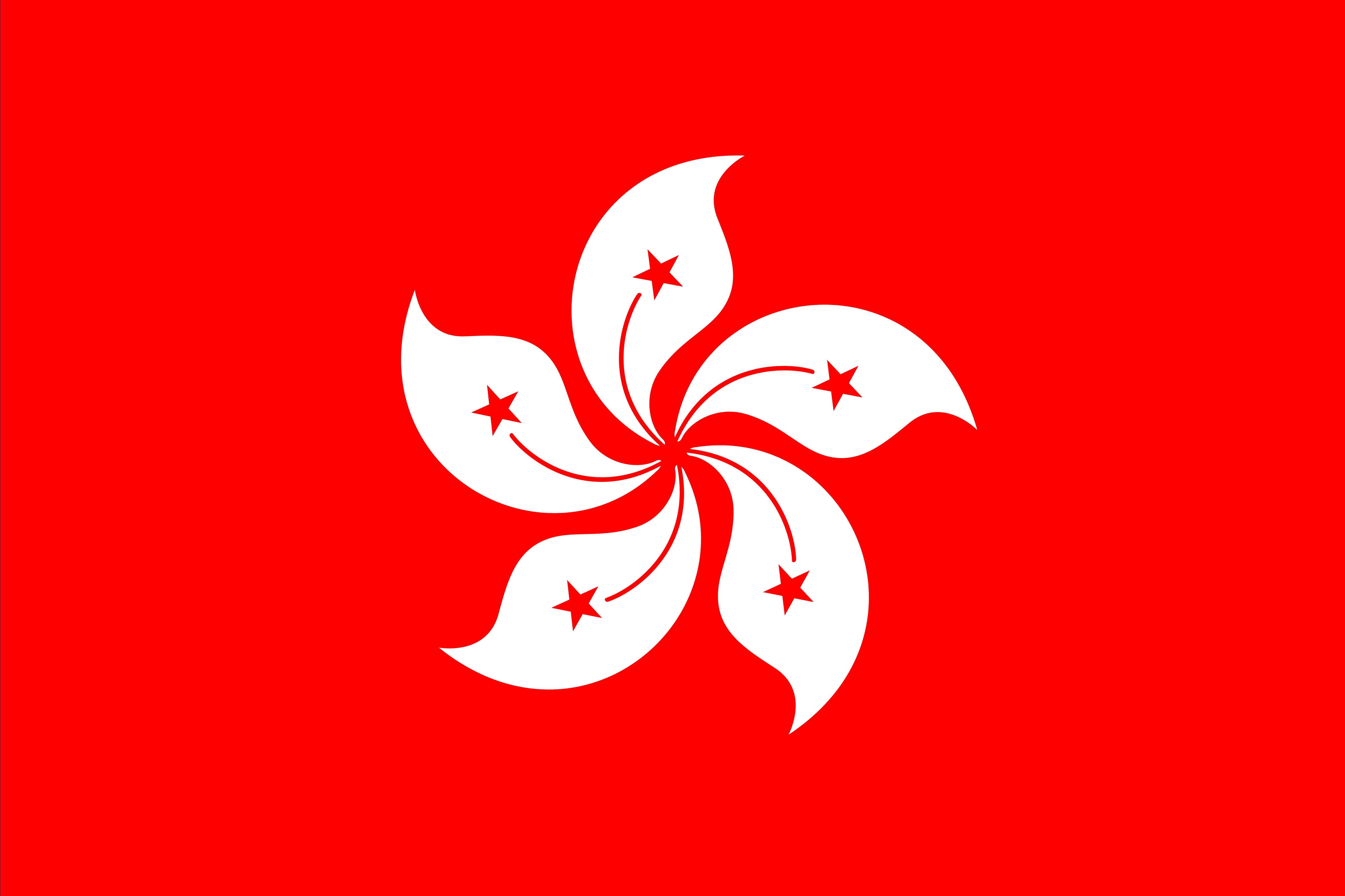 Flag of Hong Kong HD Wallpaper