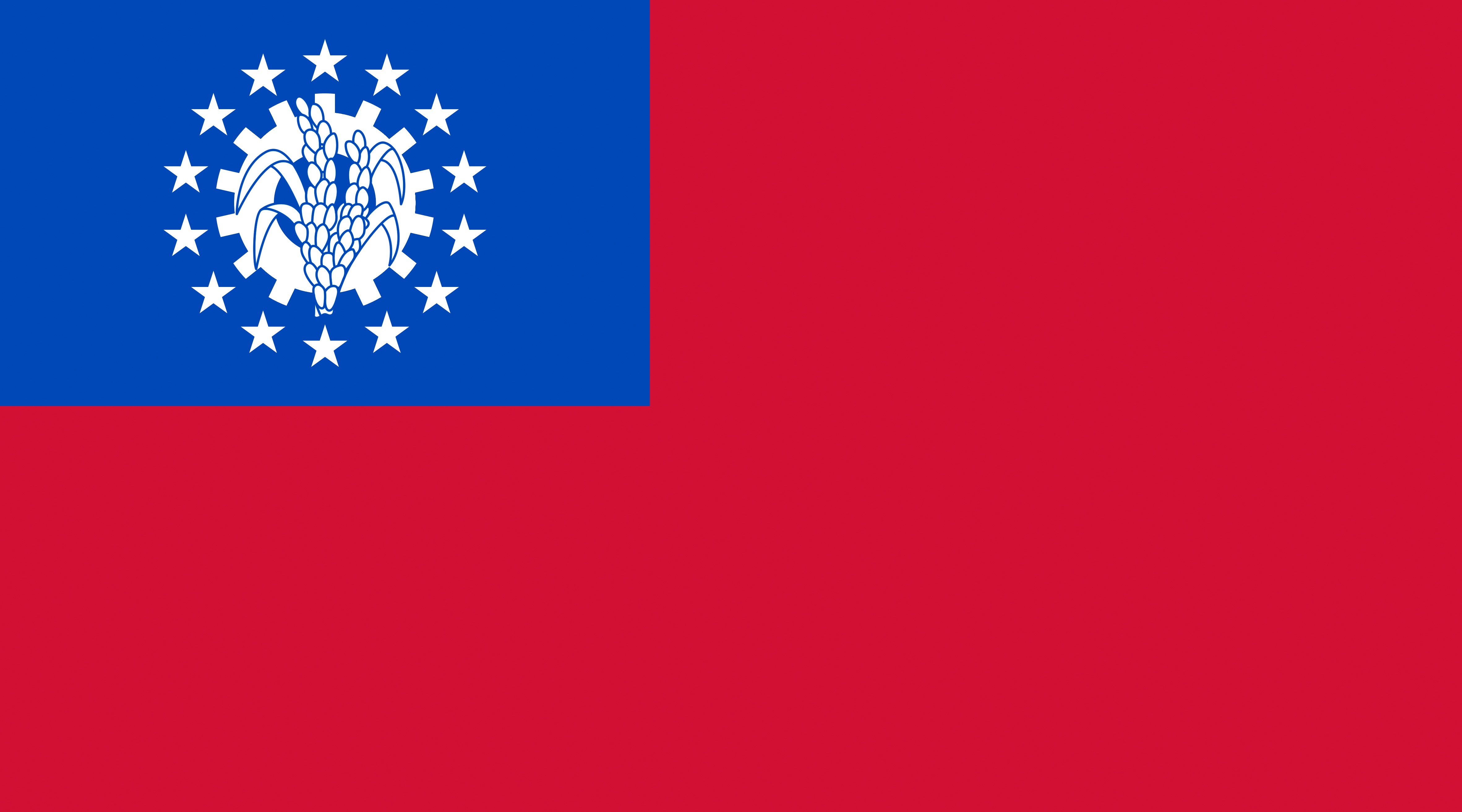 Myanmar Flag HD Wallpaper