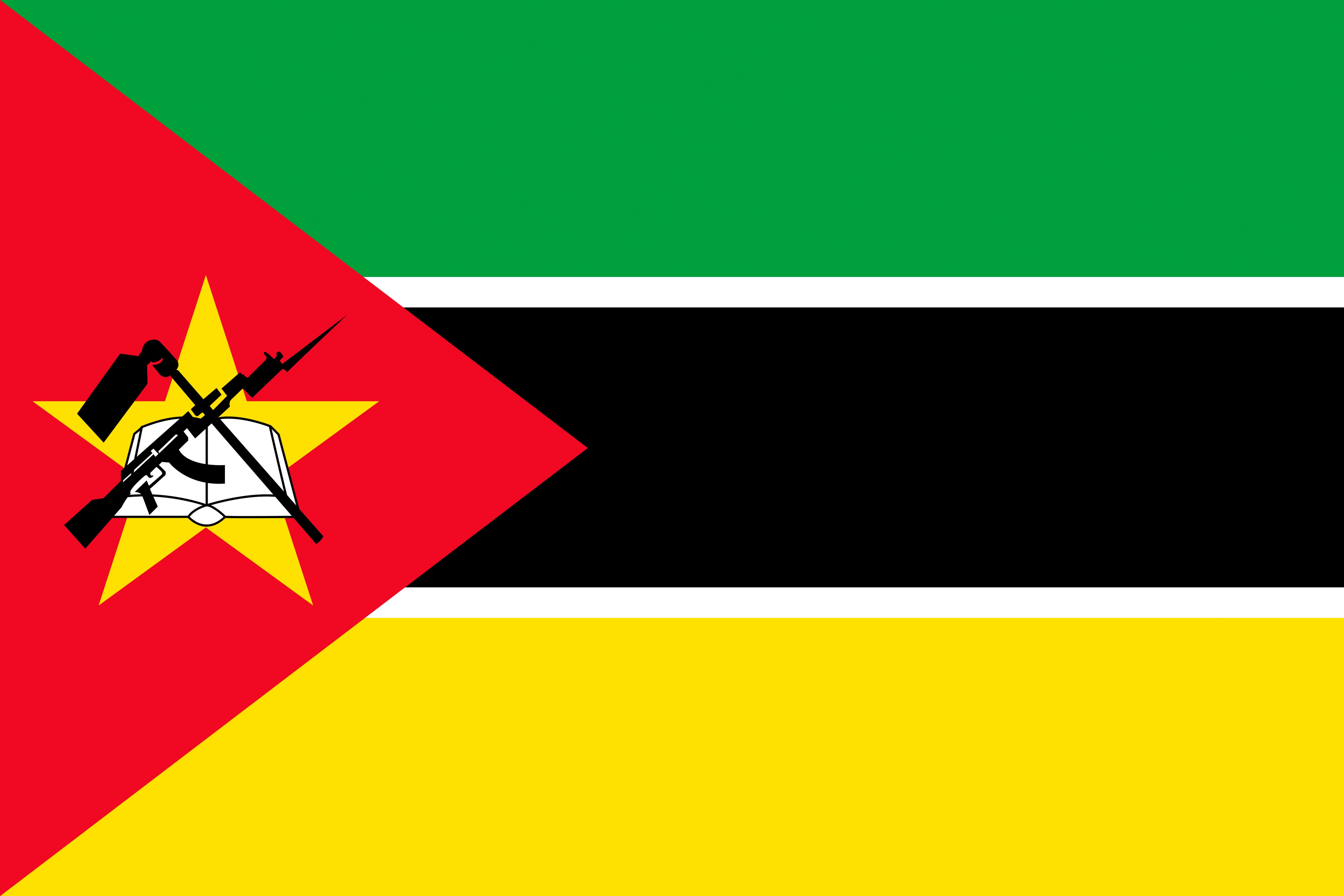 Flag of Mozambique HD Wallpaper
