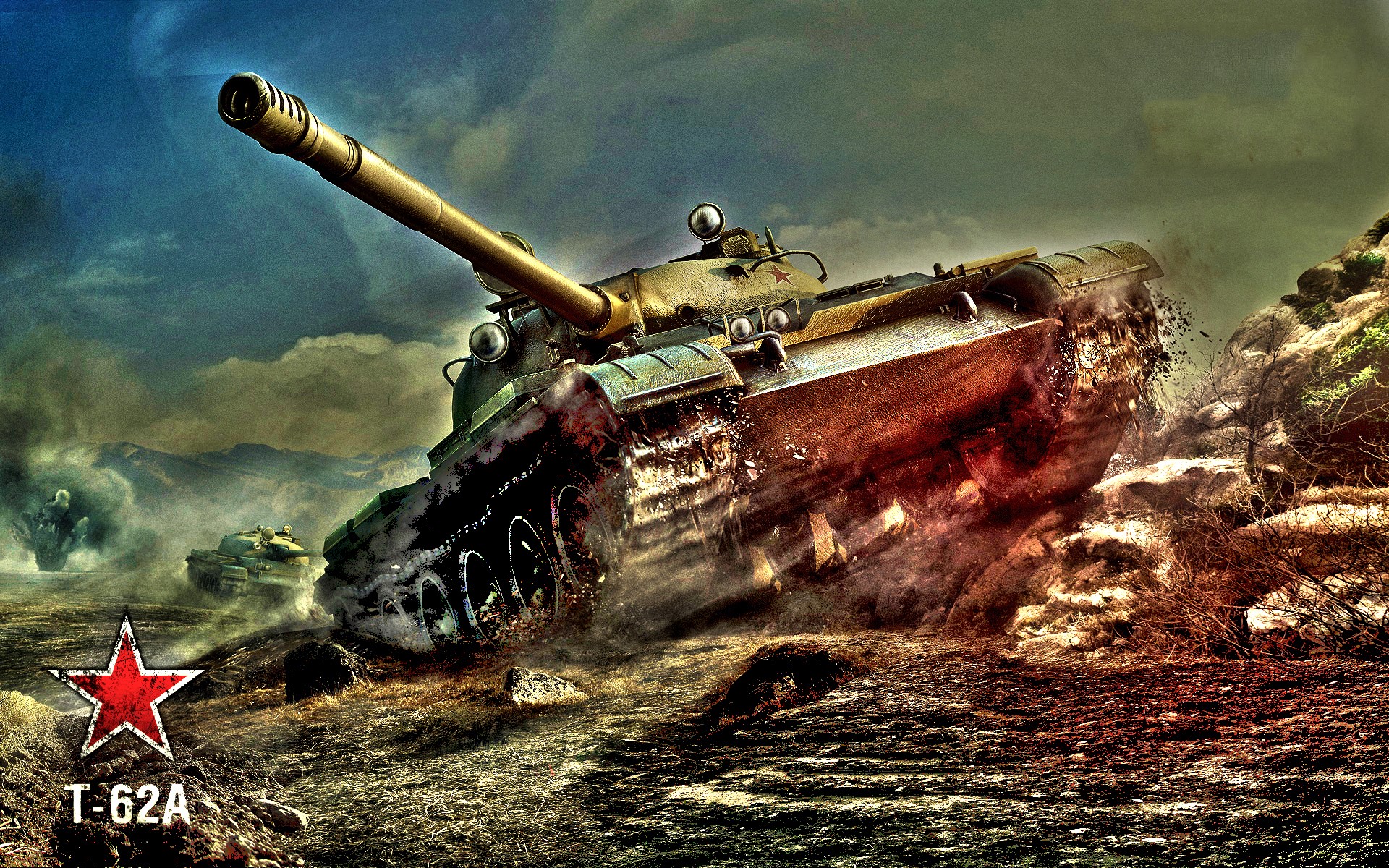 T-62A Tank in World of Tanks HD Wallpaper