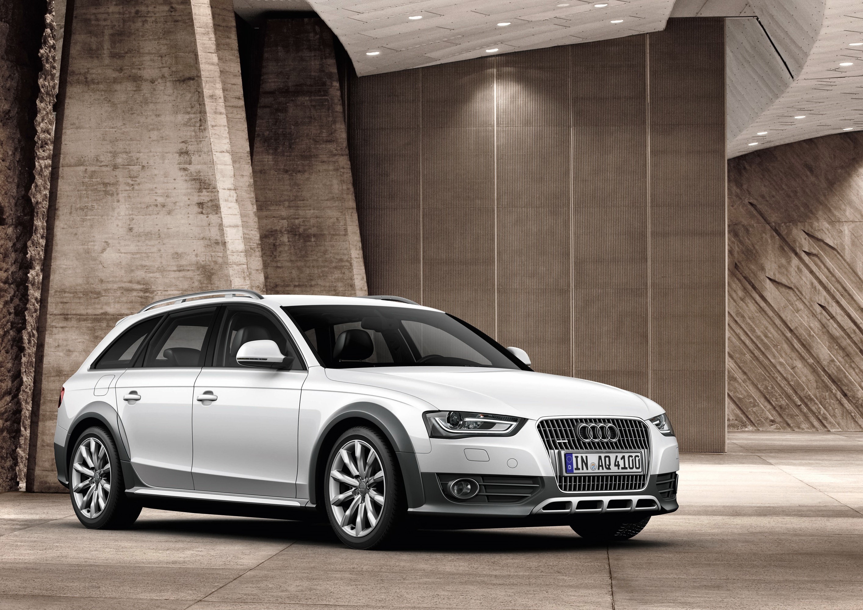 White 2012 Audi A4 Allroad Quattro HD Wallpaper
