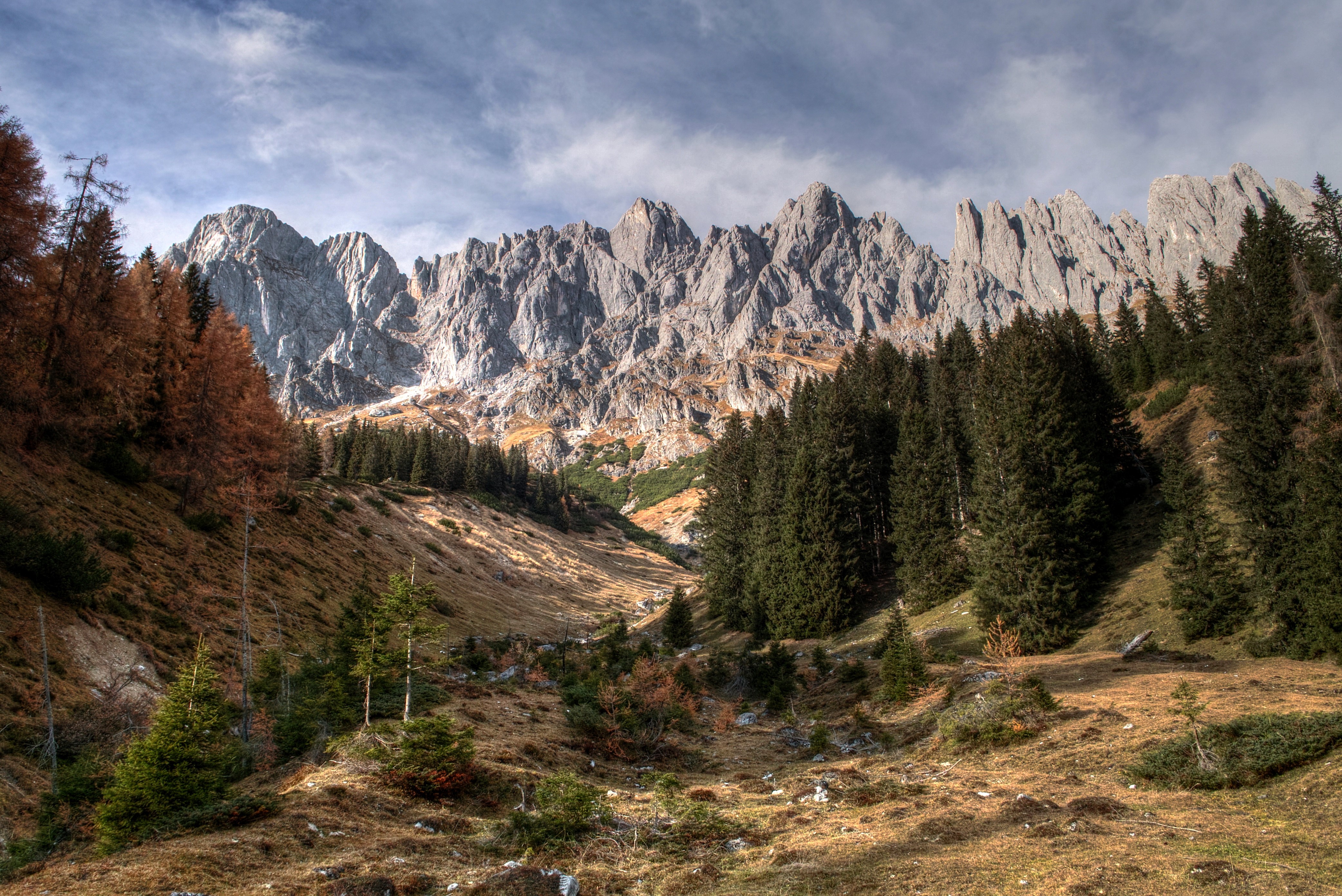 4K Austrian Alps Mountain Scenery HD Wallpaper