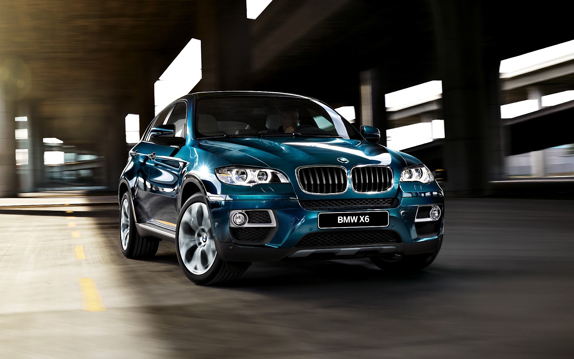 Blue BMW X6 HD Wallpaper