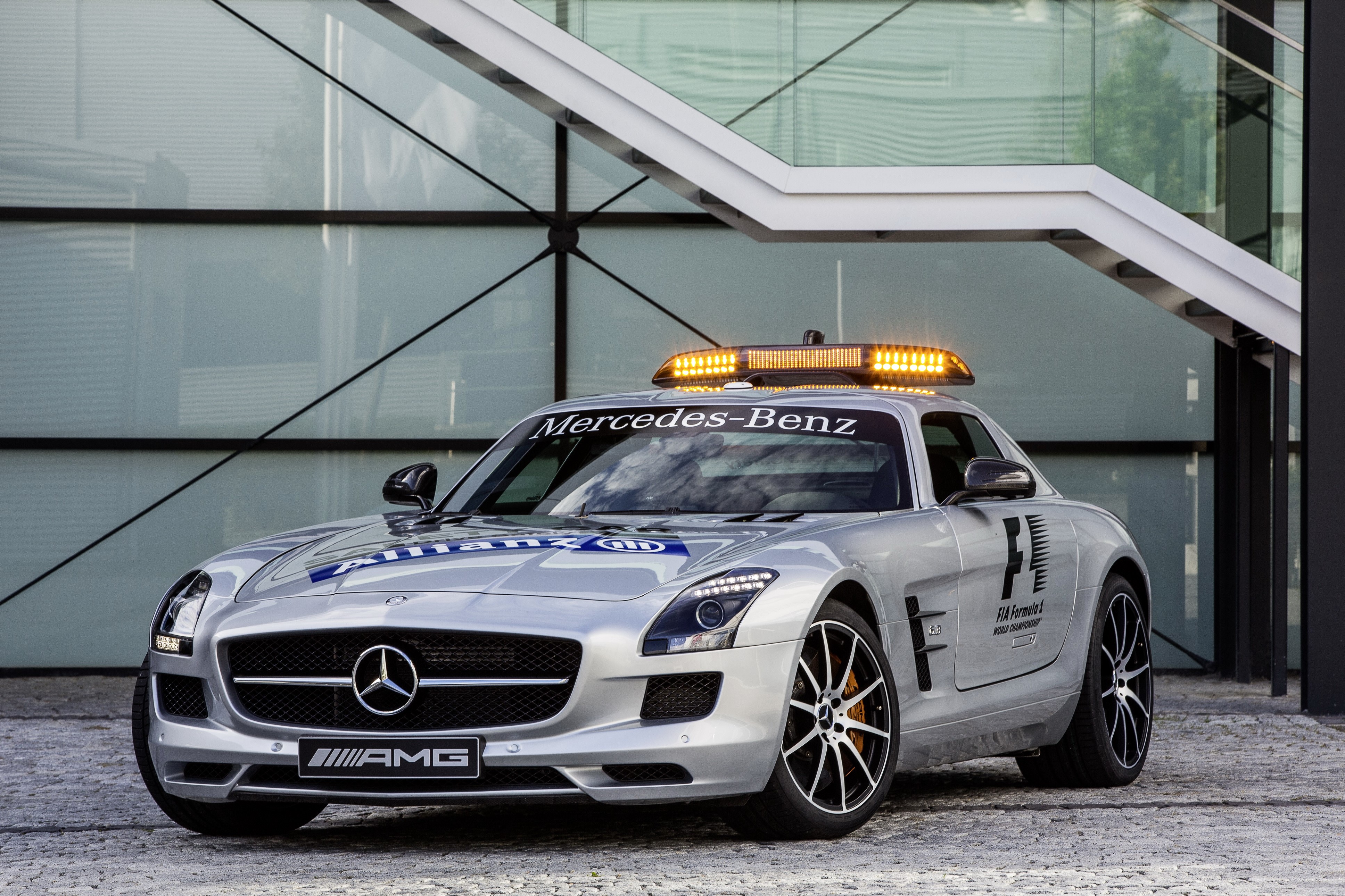 2013 Mercedes-Benz SLS 63 AMG GT F1 Safety Car HD Wallpaper