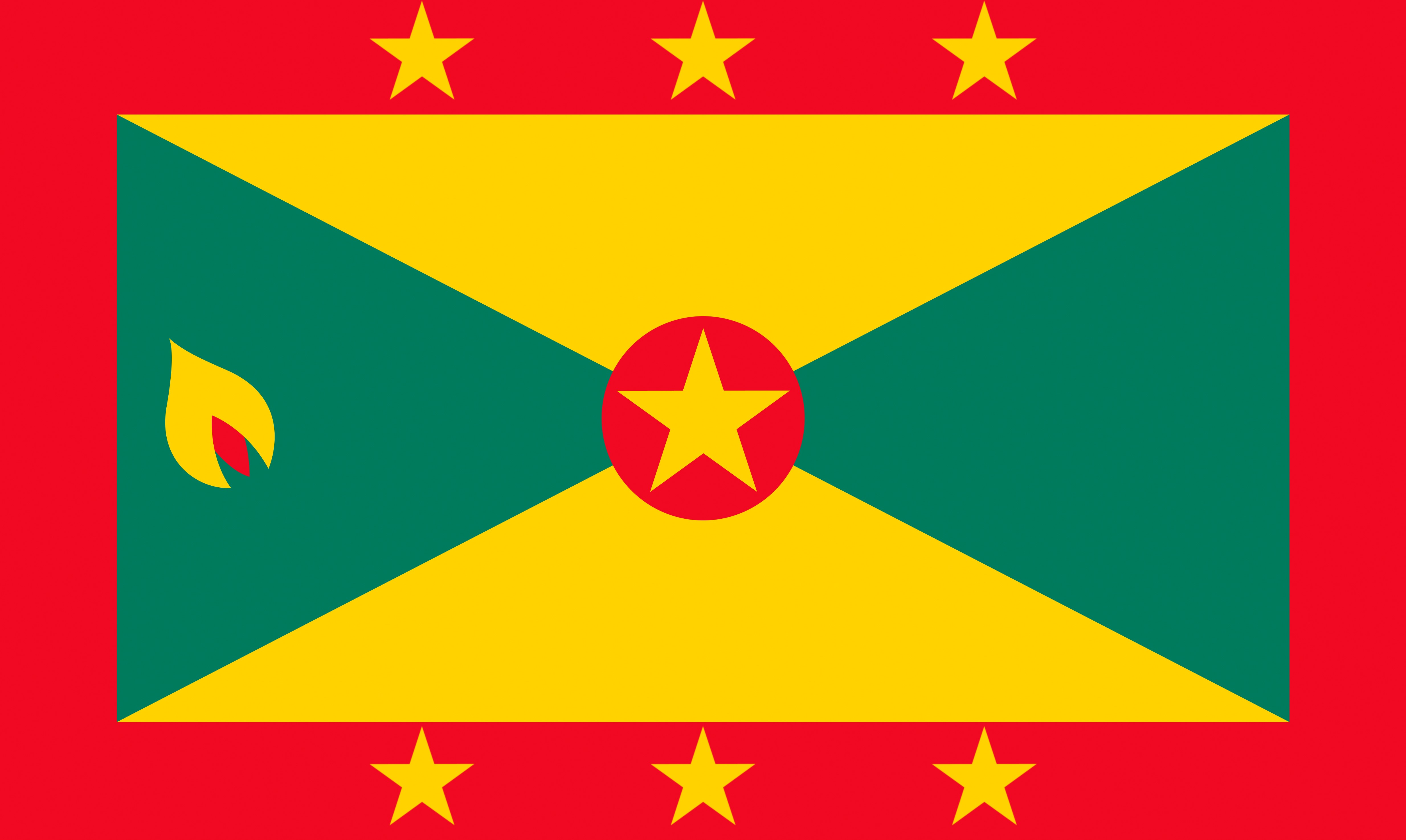 Flag of Grenada HD Wallpaper
