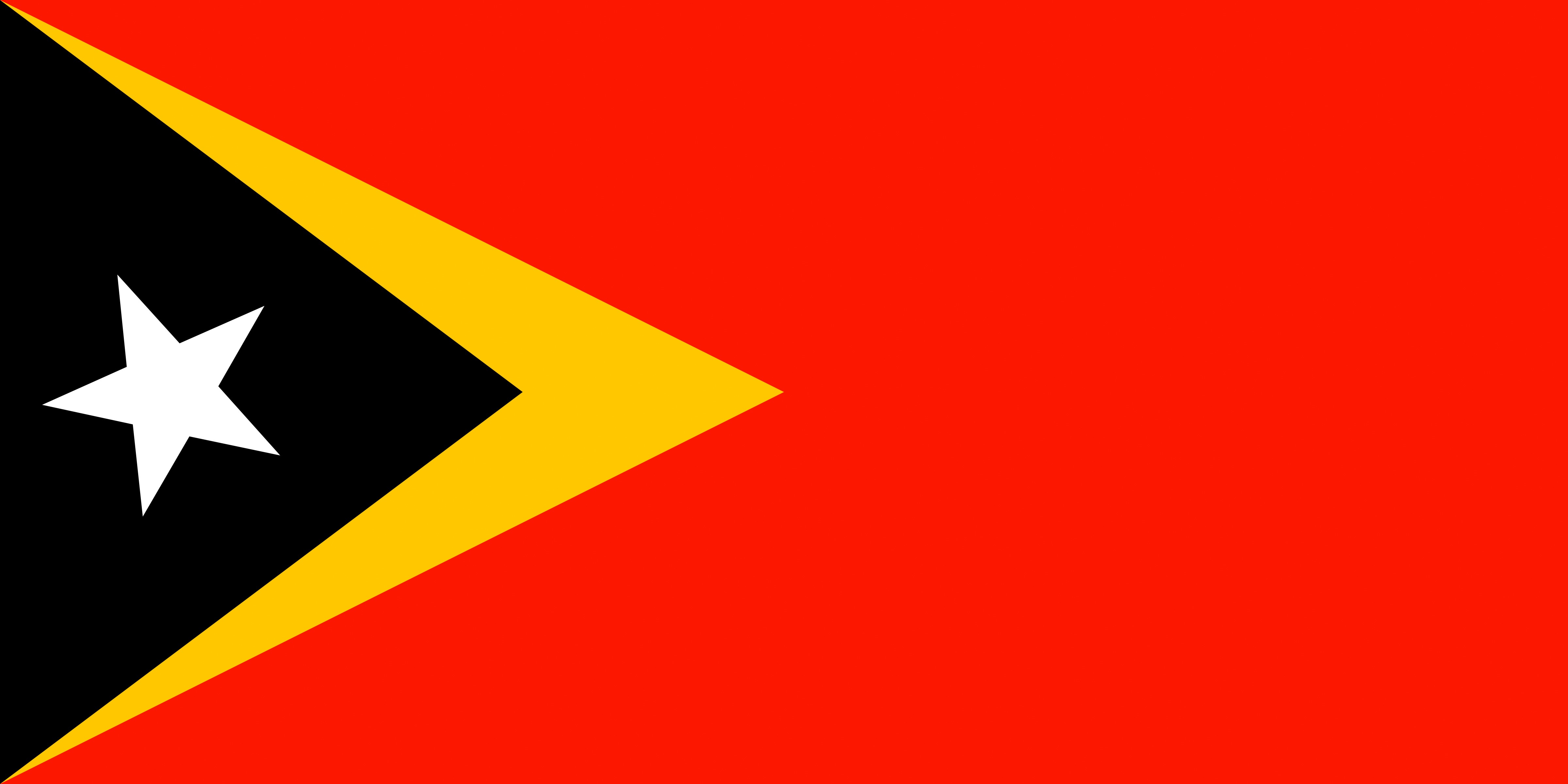 Flag of East Timor HD Wallpaper