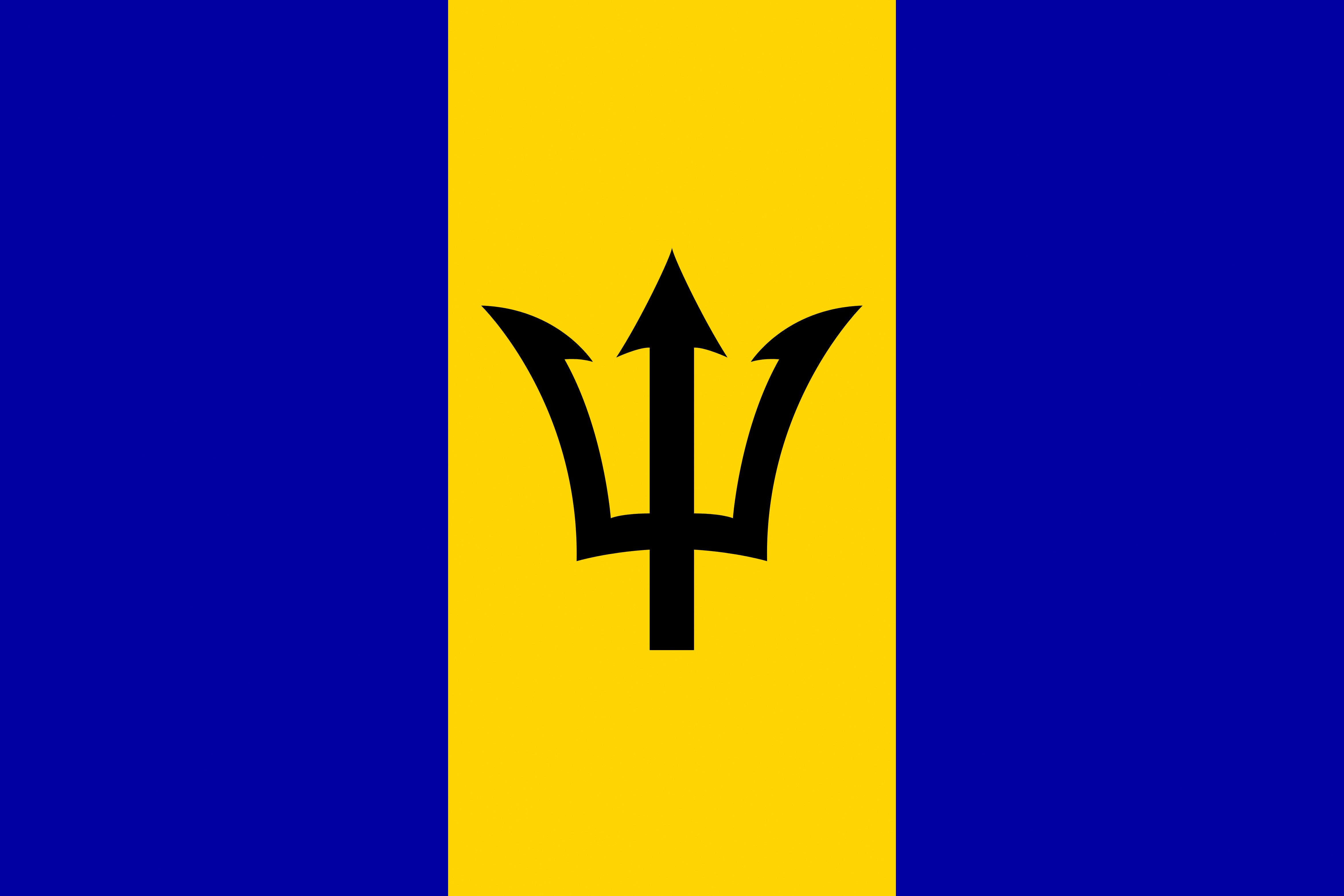 Flag of Barbados HD Wallpaper