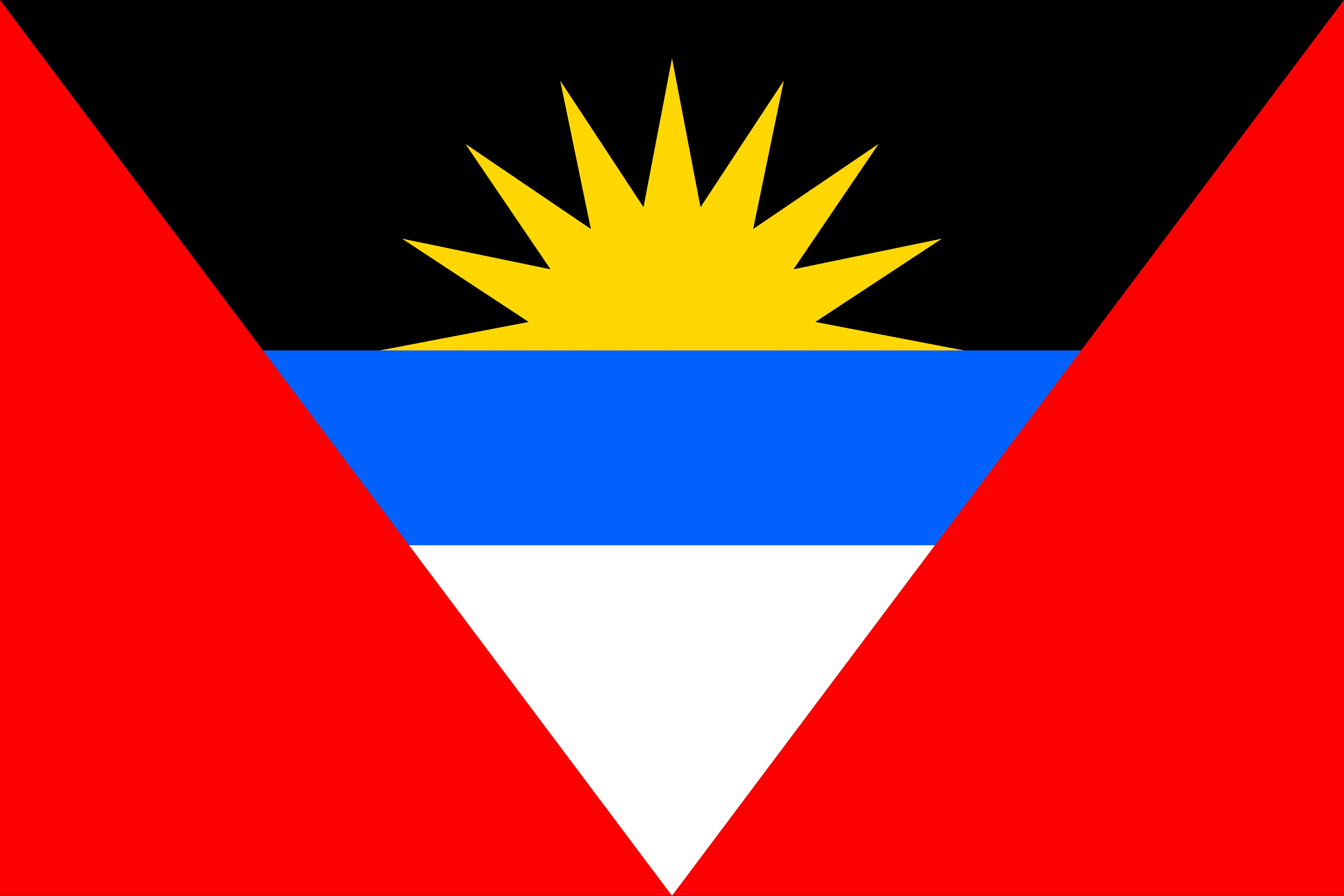 Flag of Antigua and Barbuda HD Wallpaper