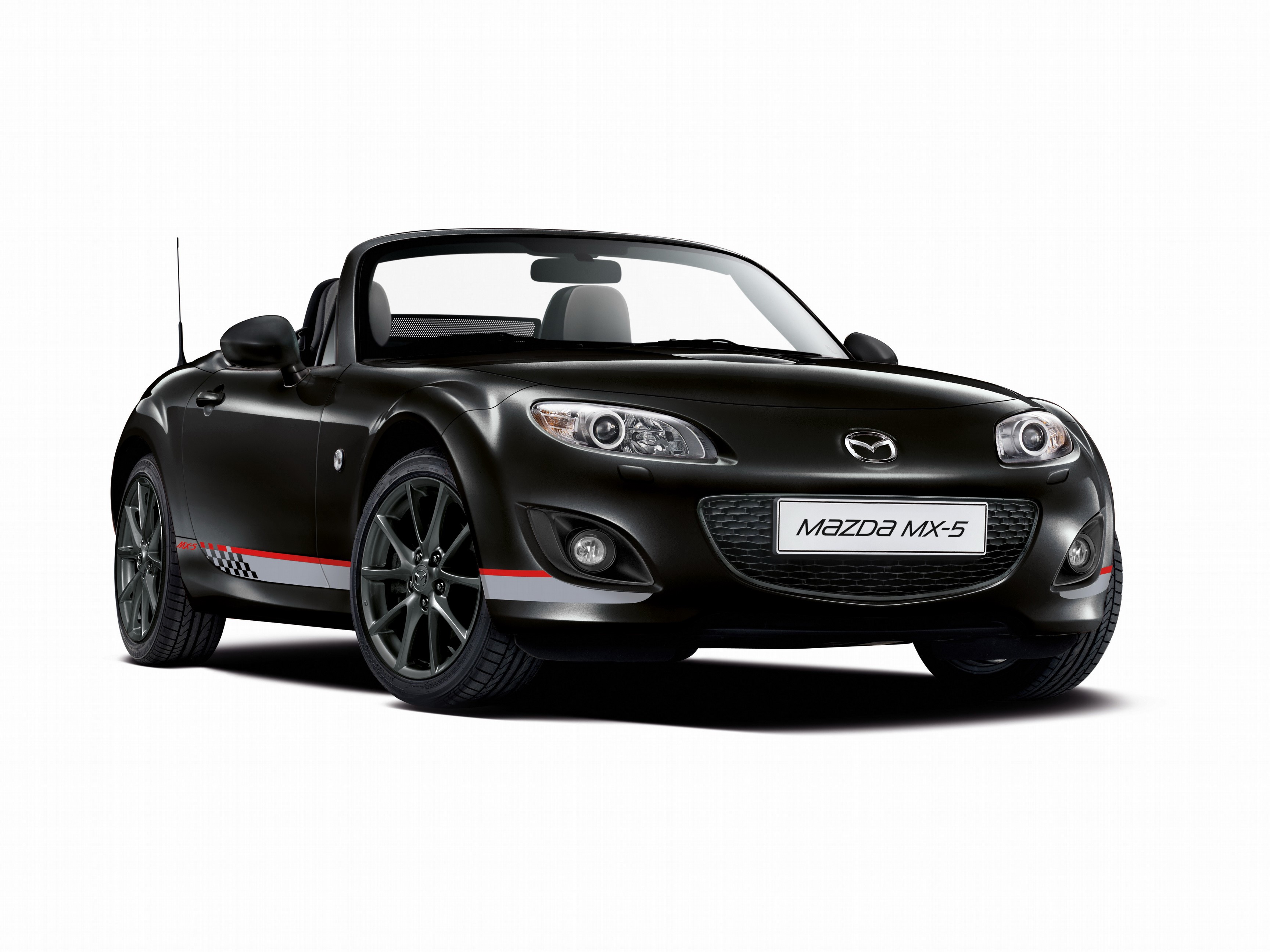 Black 2012 Mazda MX-5 Senshu Cabriolet HD Wallpaper