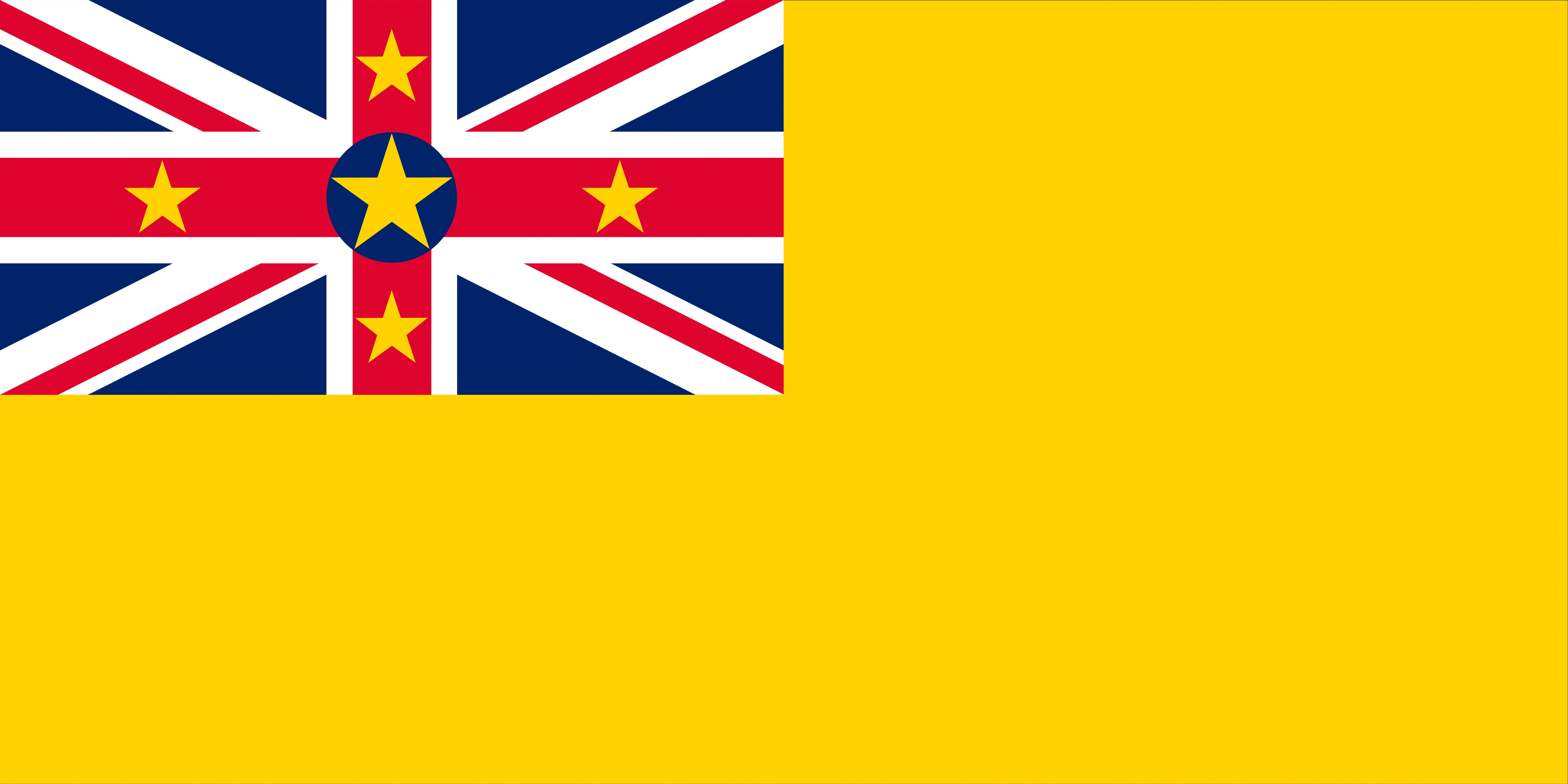 Flag of Niue HD Wallpaper