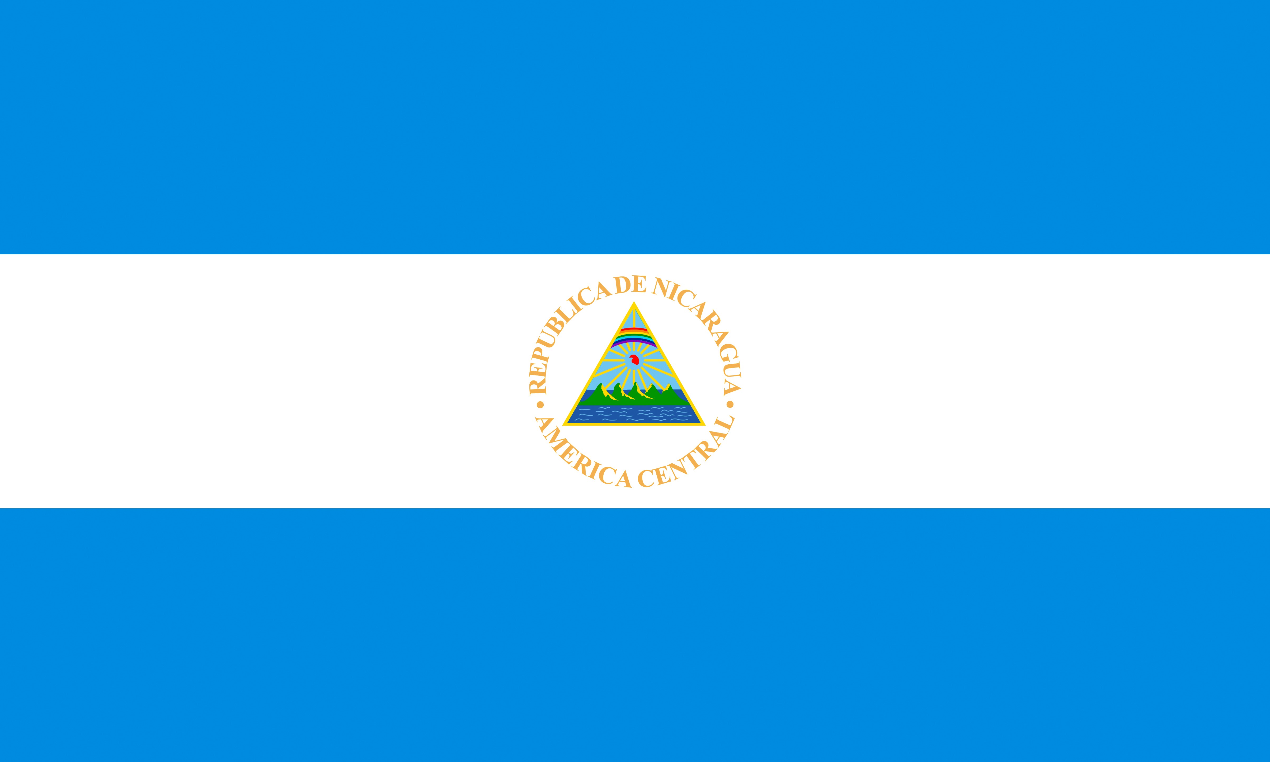 Flag of Nicaragua HD Wallpaper