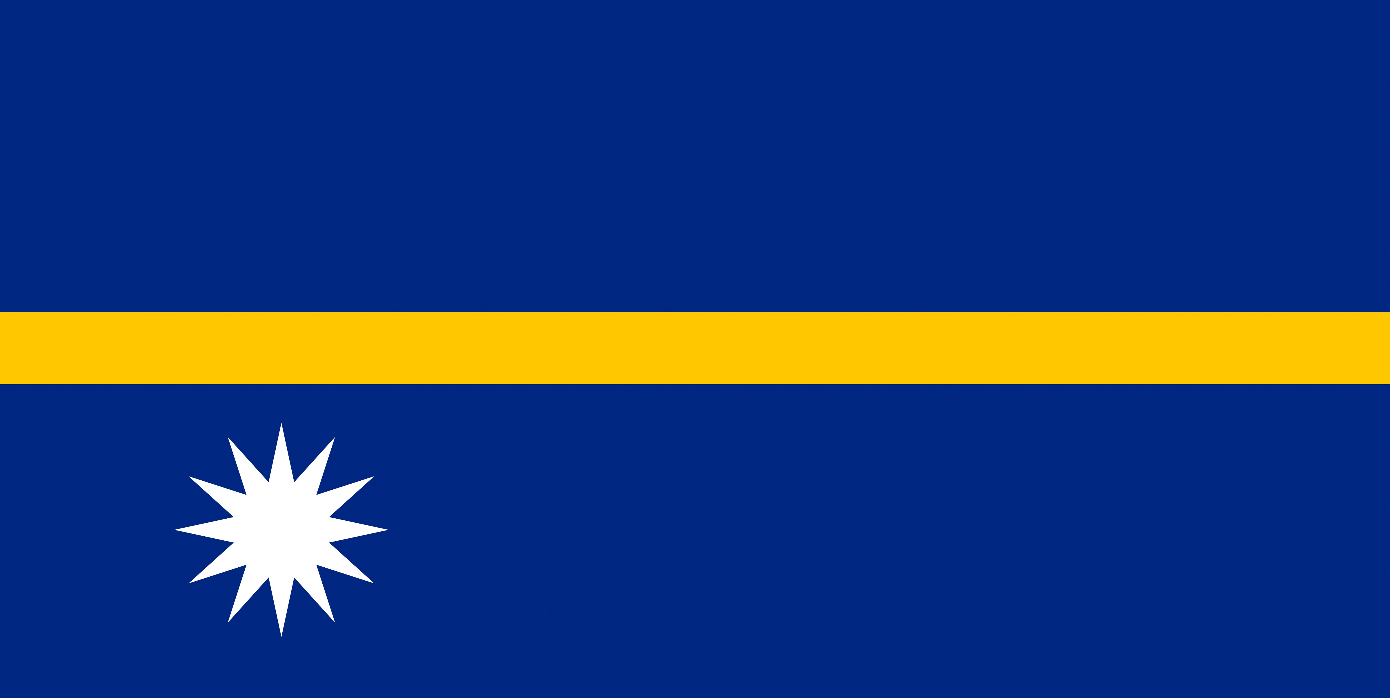 Flag of Nauru HD Wallpaper