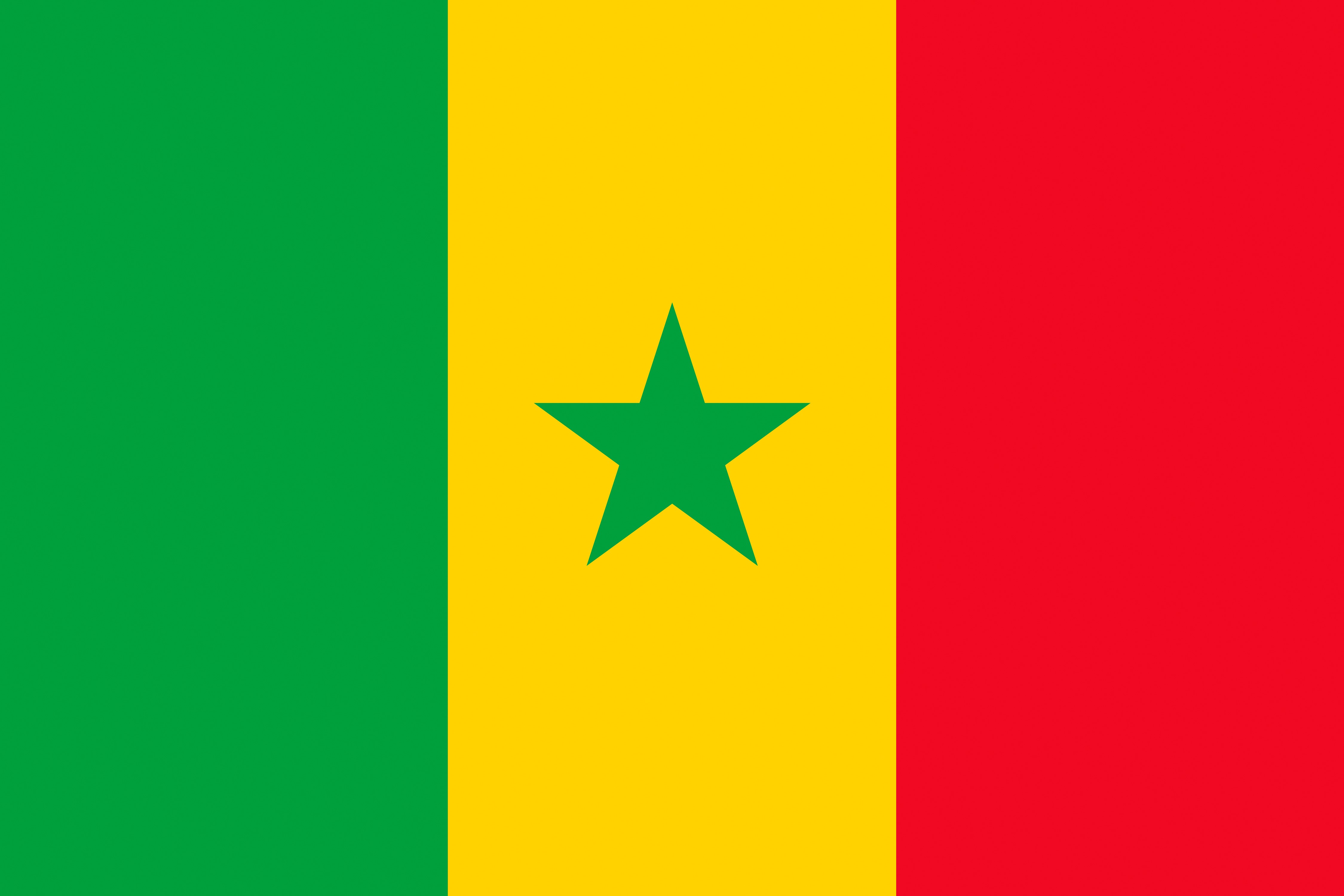 Flag of Senegal HD Wallpaper