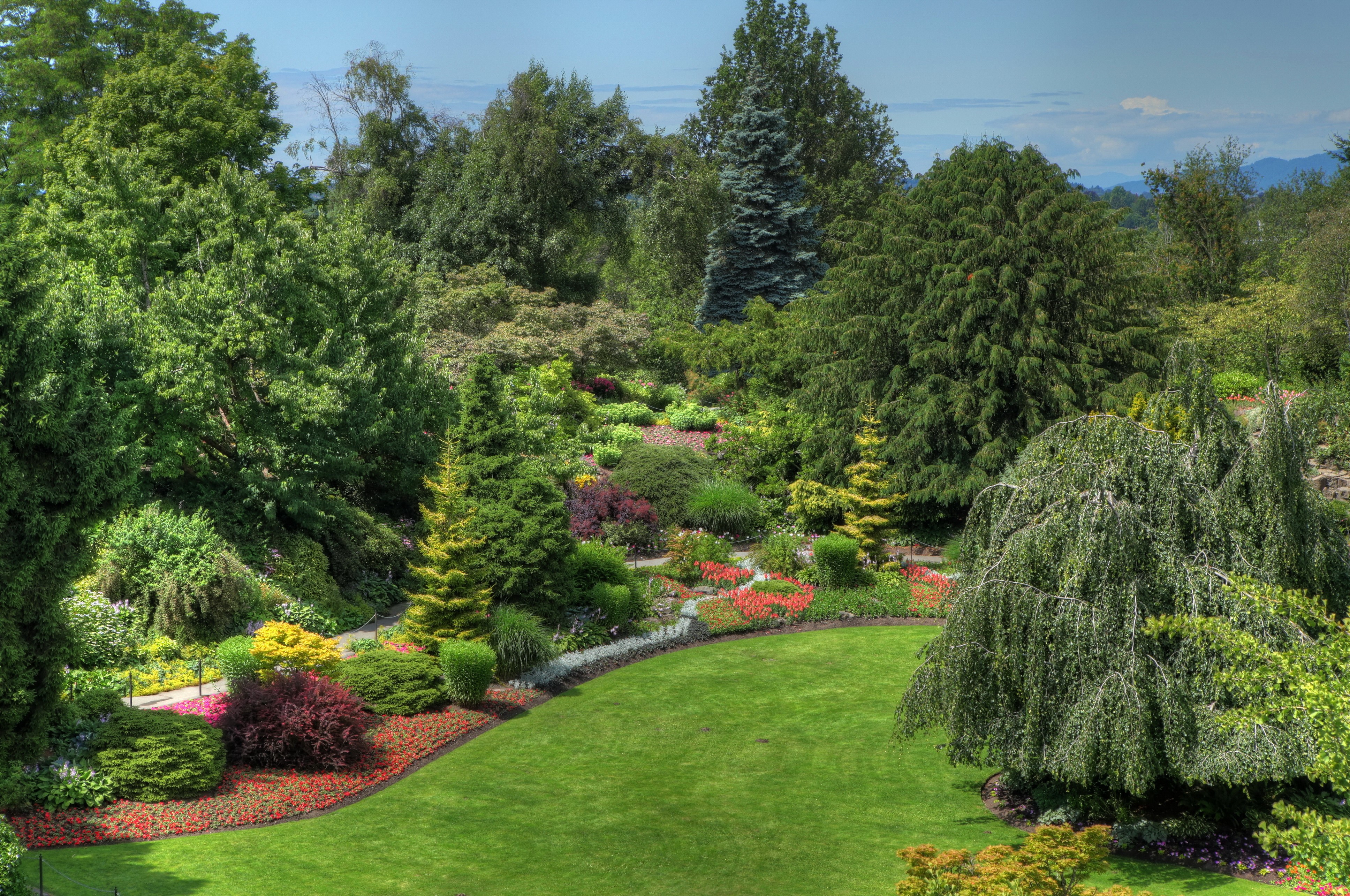Queen Elizabeth Gardens Landscape Design Canada HD Wallpaper