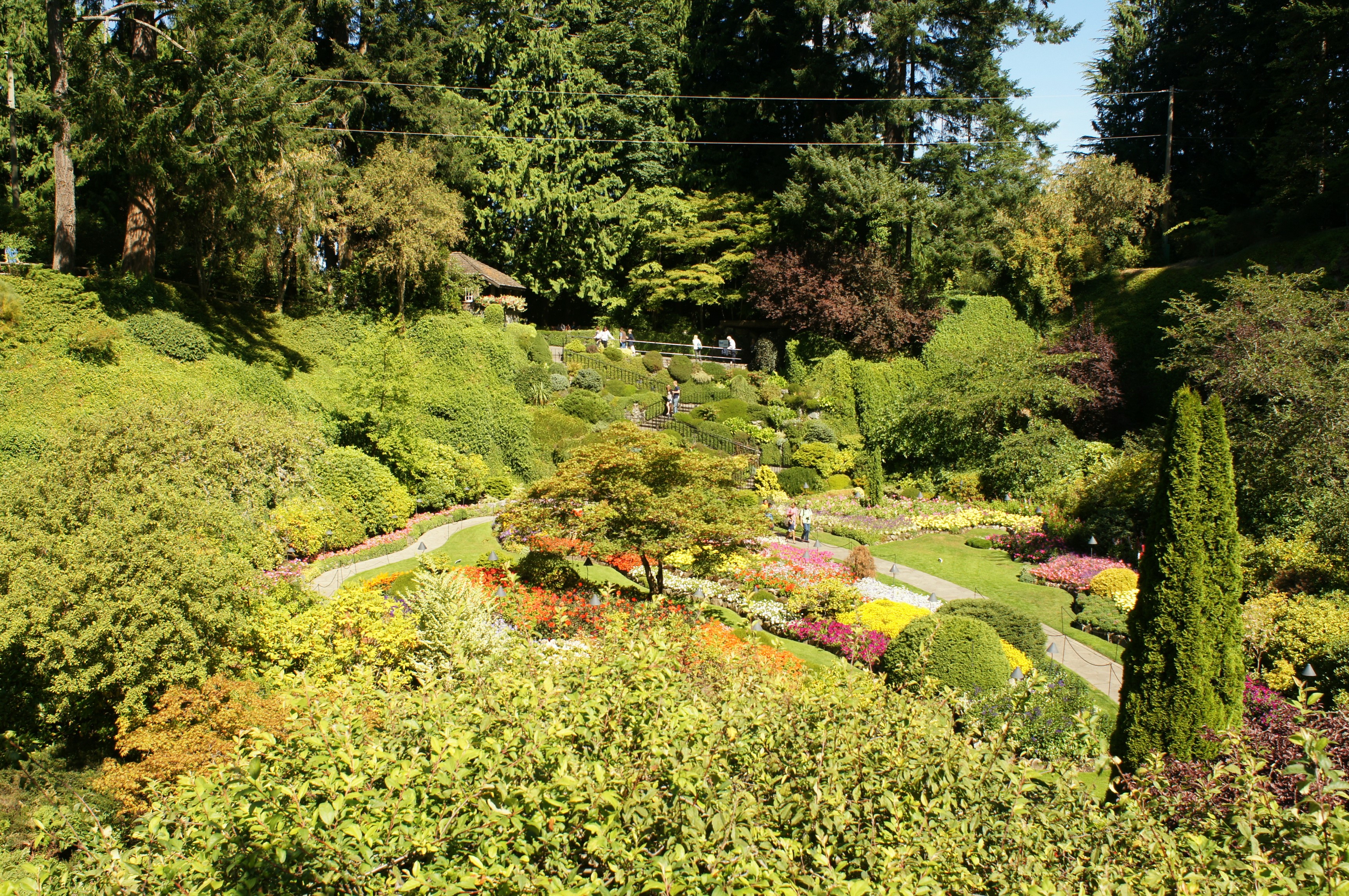 Butchart Gardens Victoria Canada HD Wallpaper