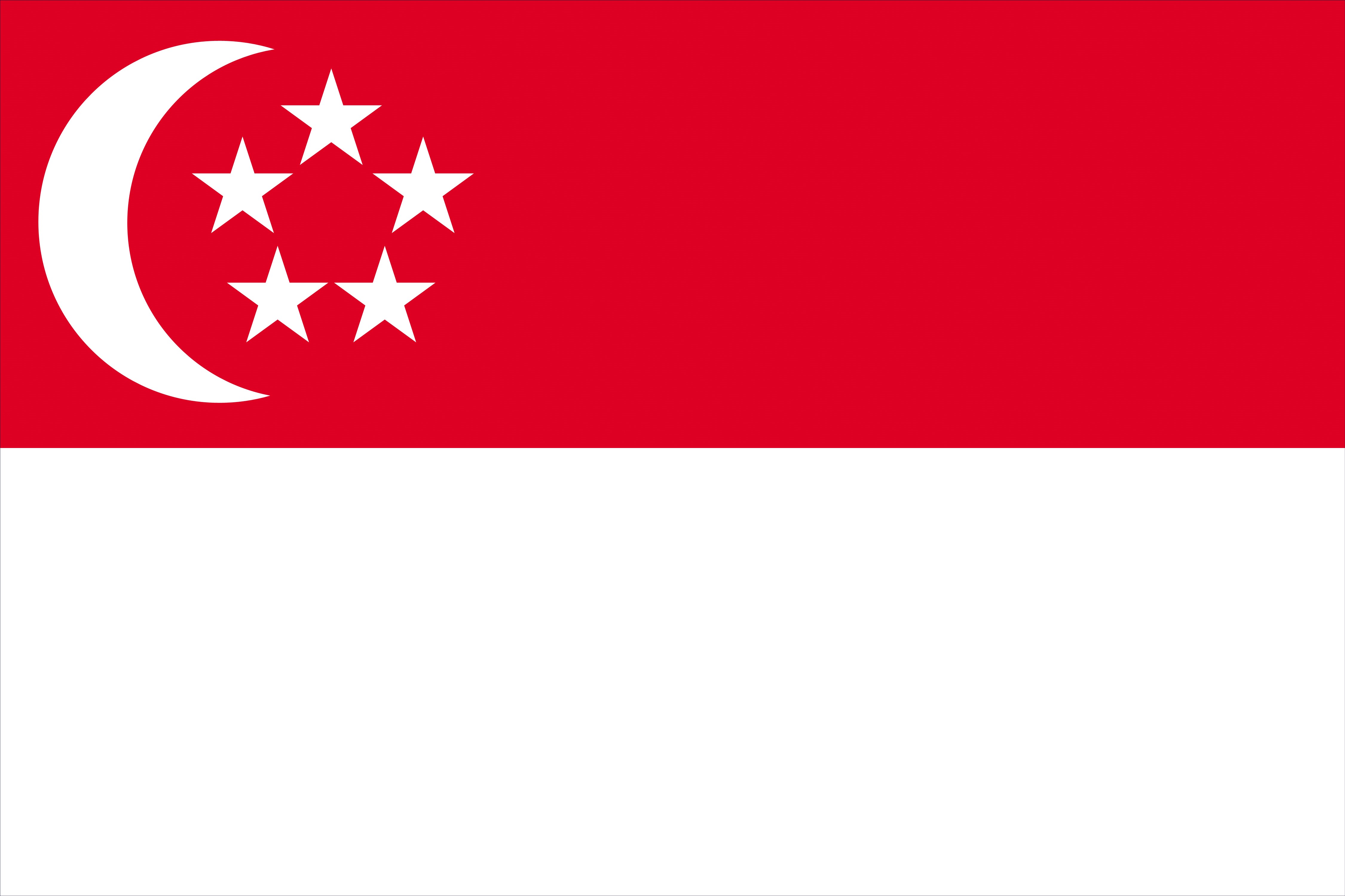 Flag of Singapore HD Wallpaper