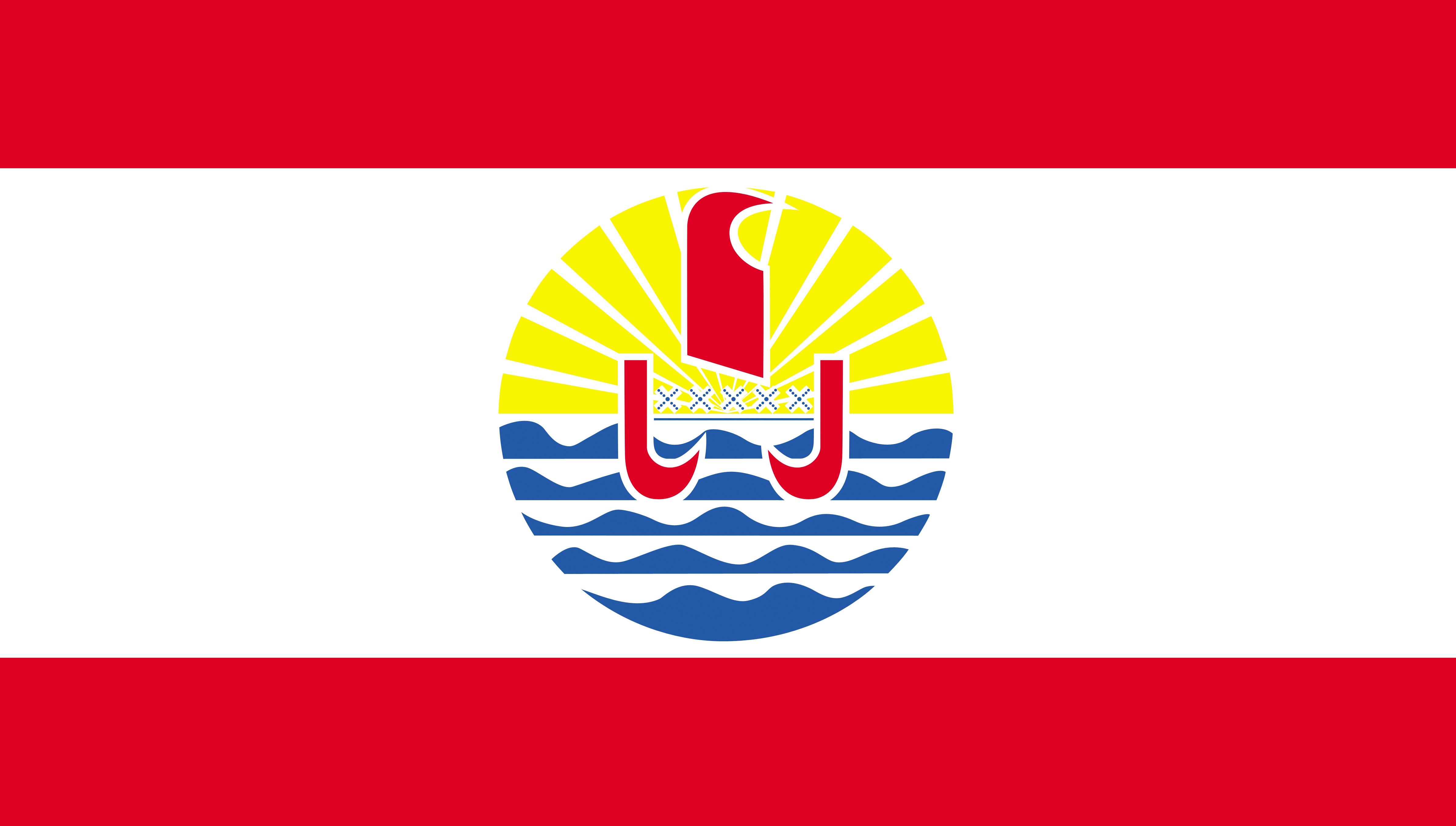 Flag of French Polynesia HD Wallpaper