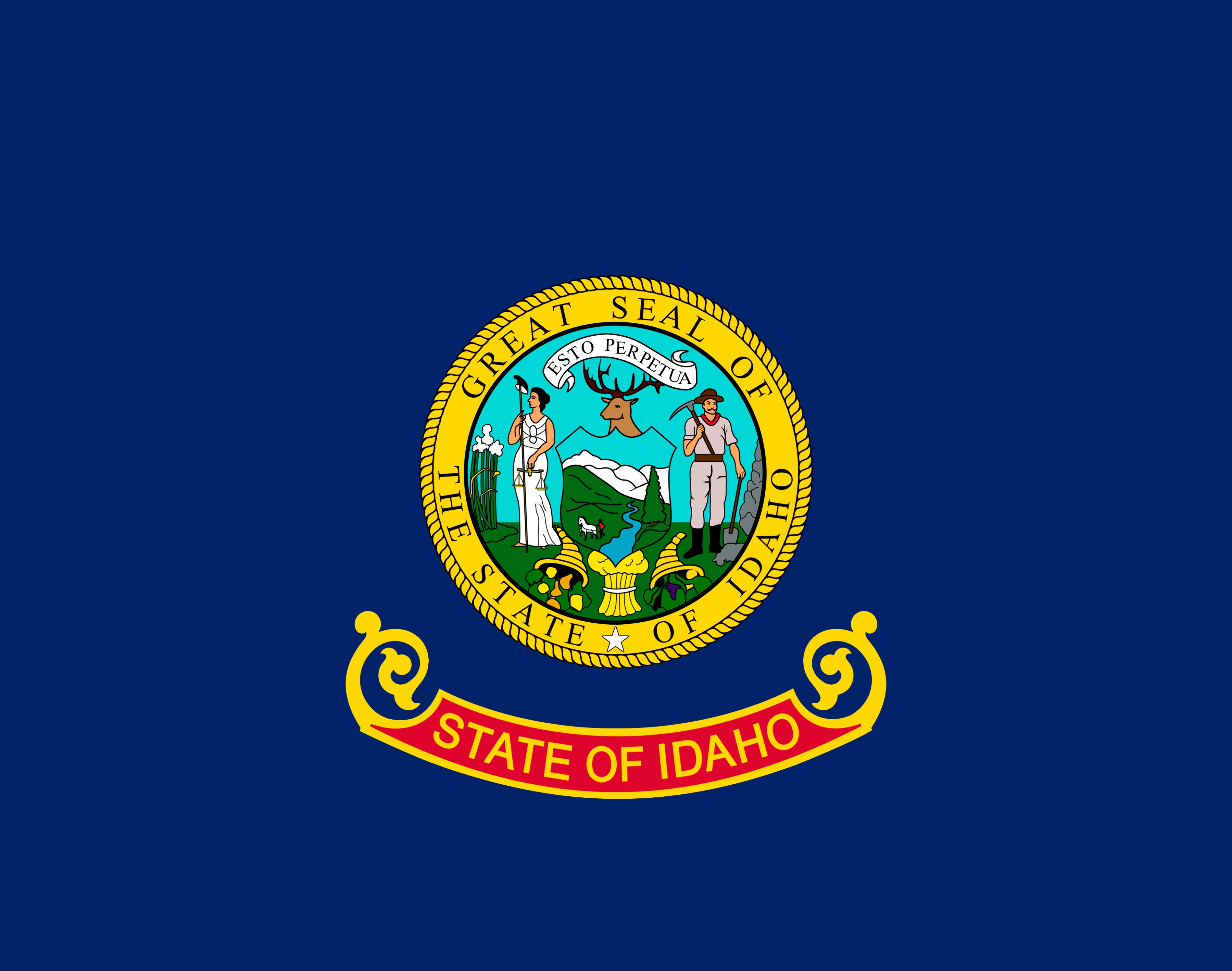 Flag of Idaho HD Wallpaper