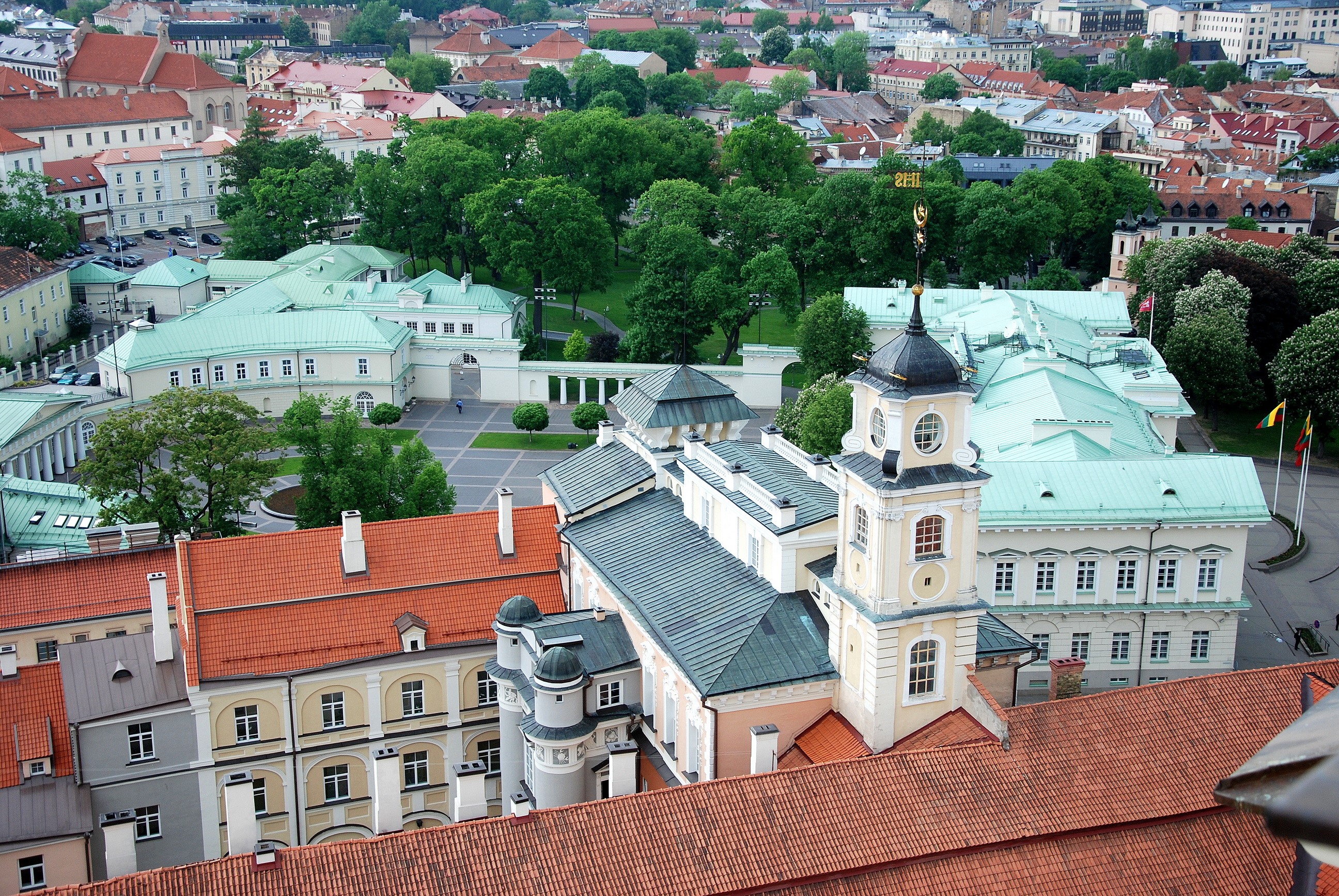 Vilnius, Lithuania from above HD Wallpaper