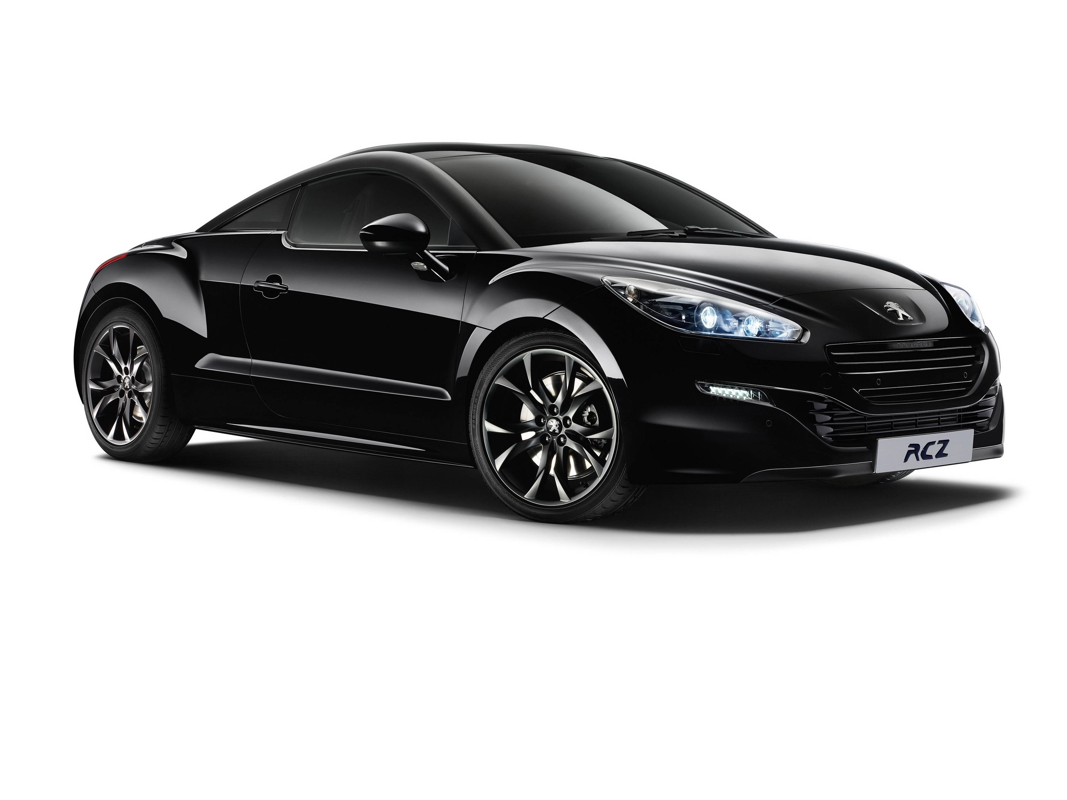 Black Peugeot RCZ Coupe HD Wallpaper