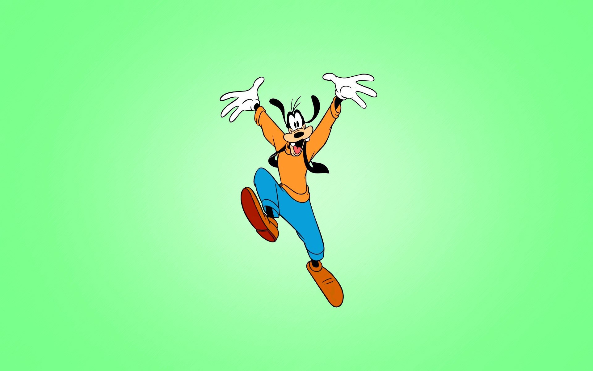 Goofy from Disney jumping HD Wallpaper