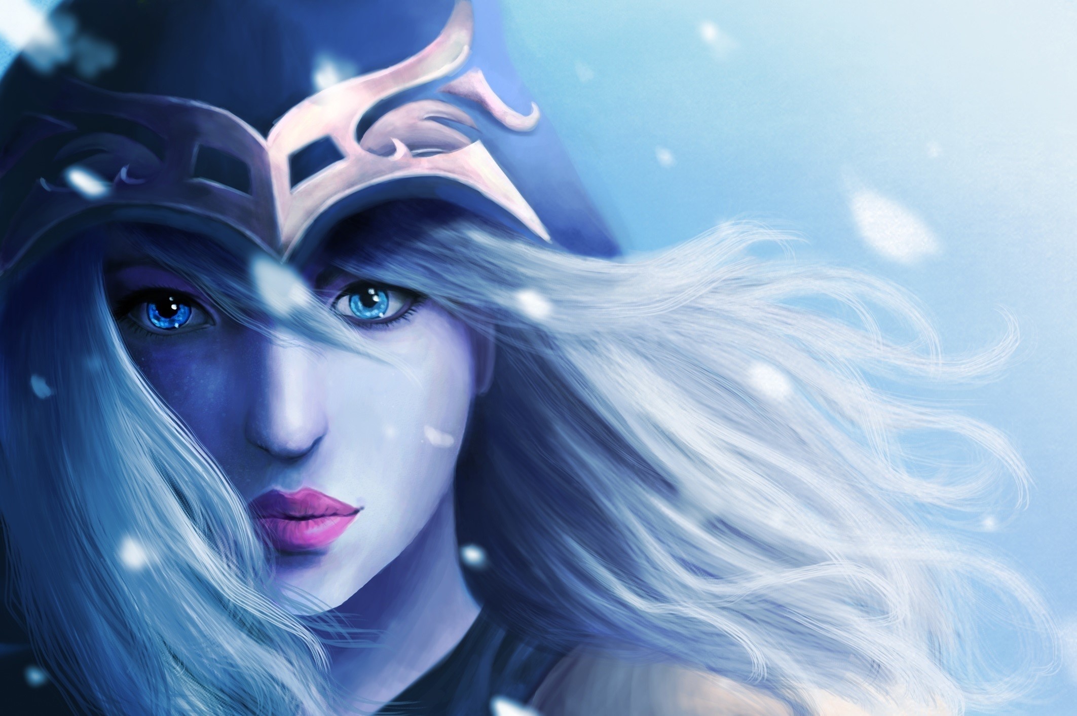 Ashe from League of Legends HD Wallpaper
