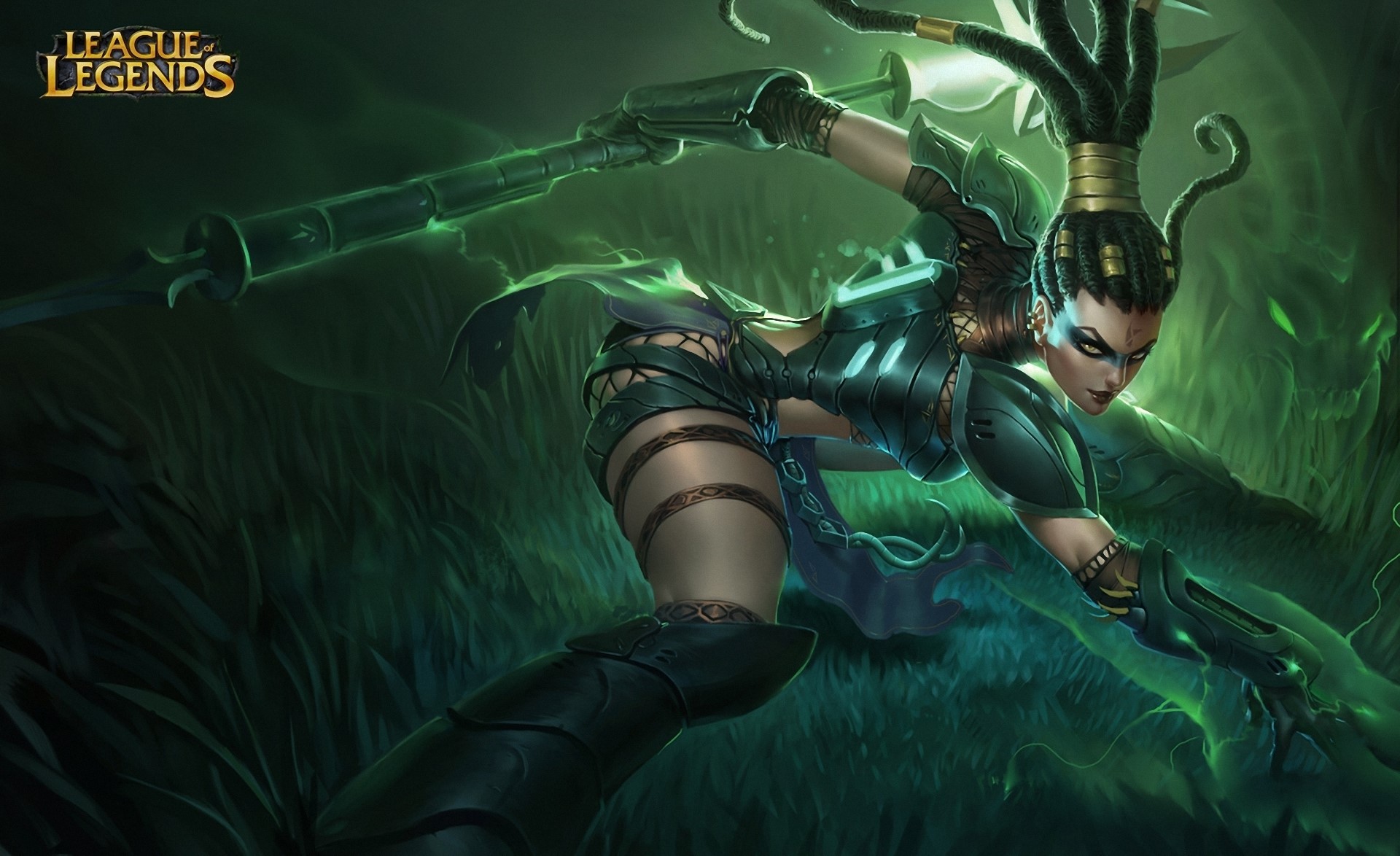 Nidalee from League of Legends HD Wallpaper