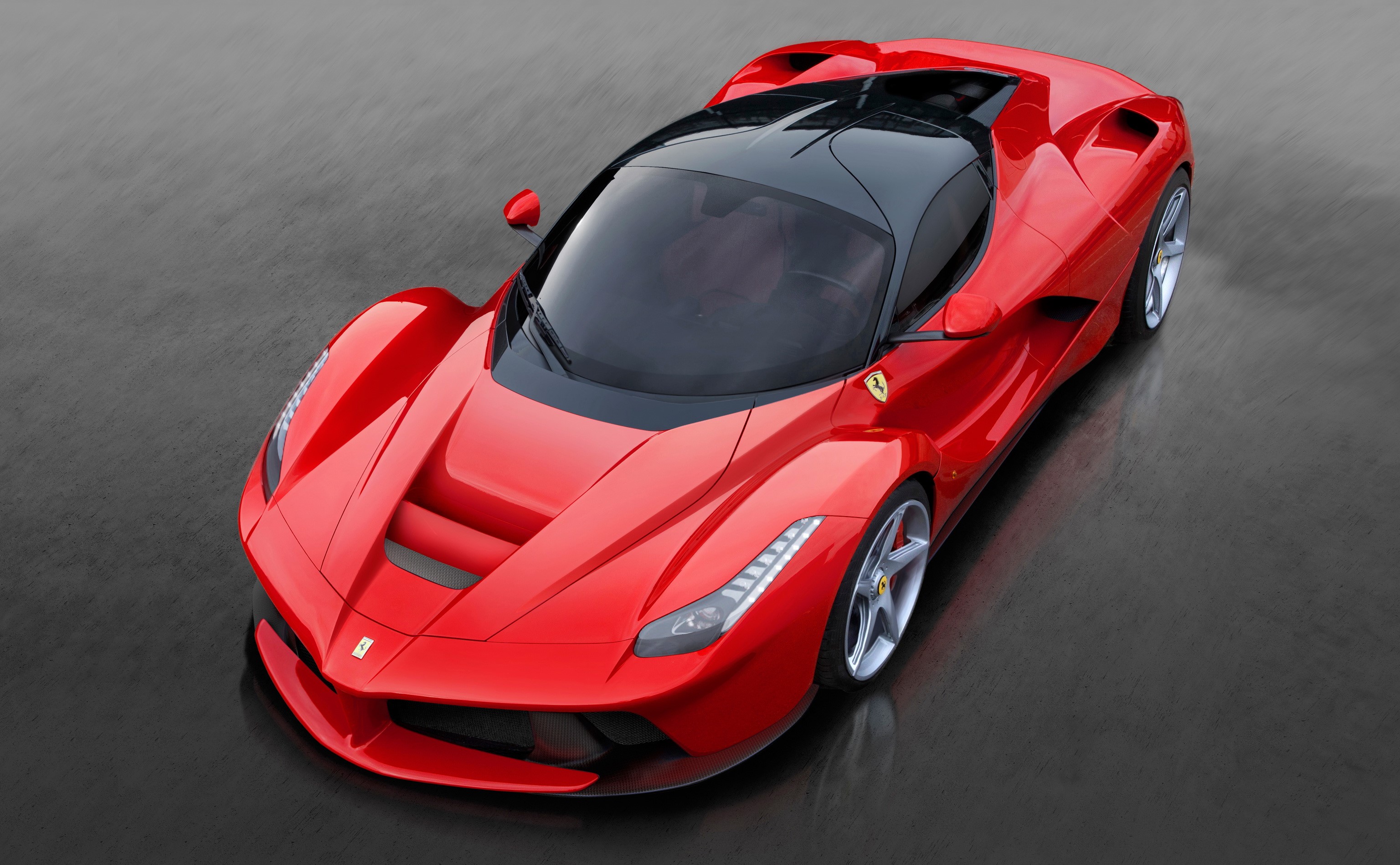 Red 2013 Ferrari LaFerrari HD Wallpaper