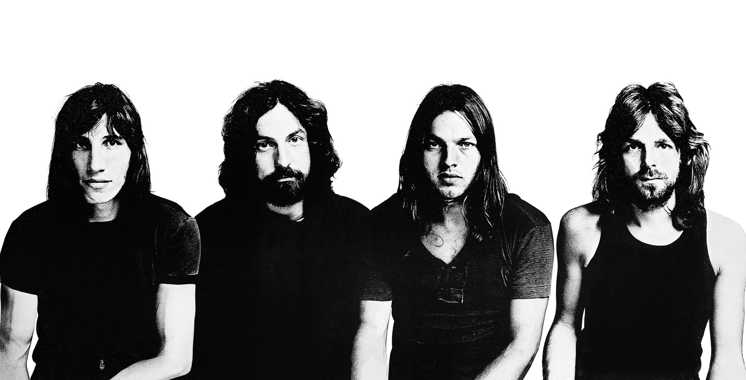 Pink Floyd band members posing HD Wallpaper