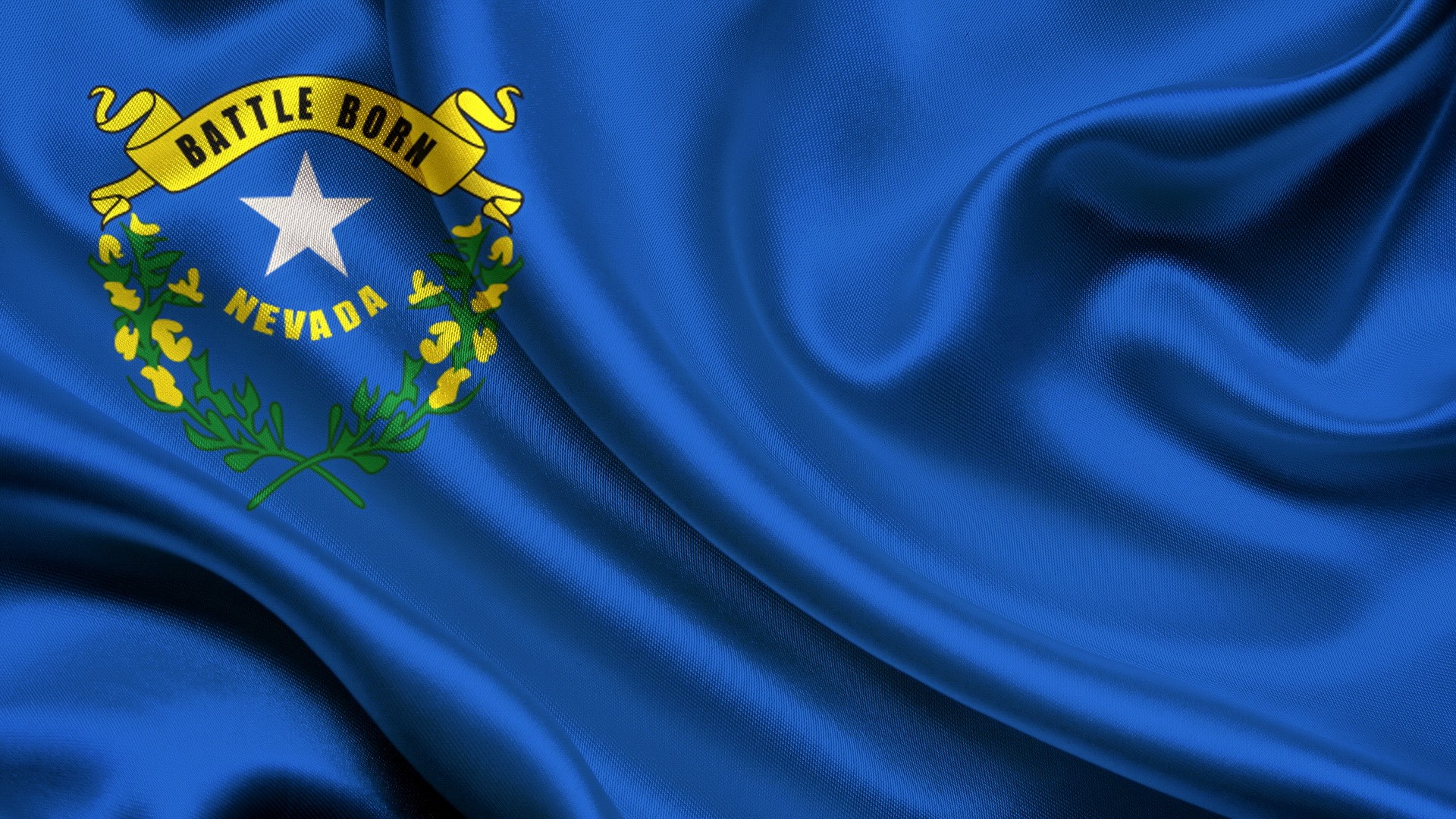 Flag of Nevada, USA HD Wallpaper