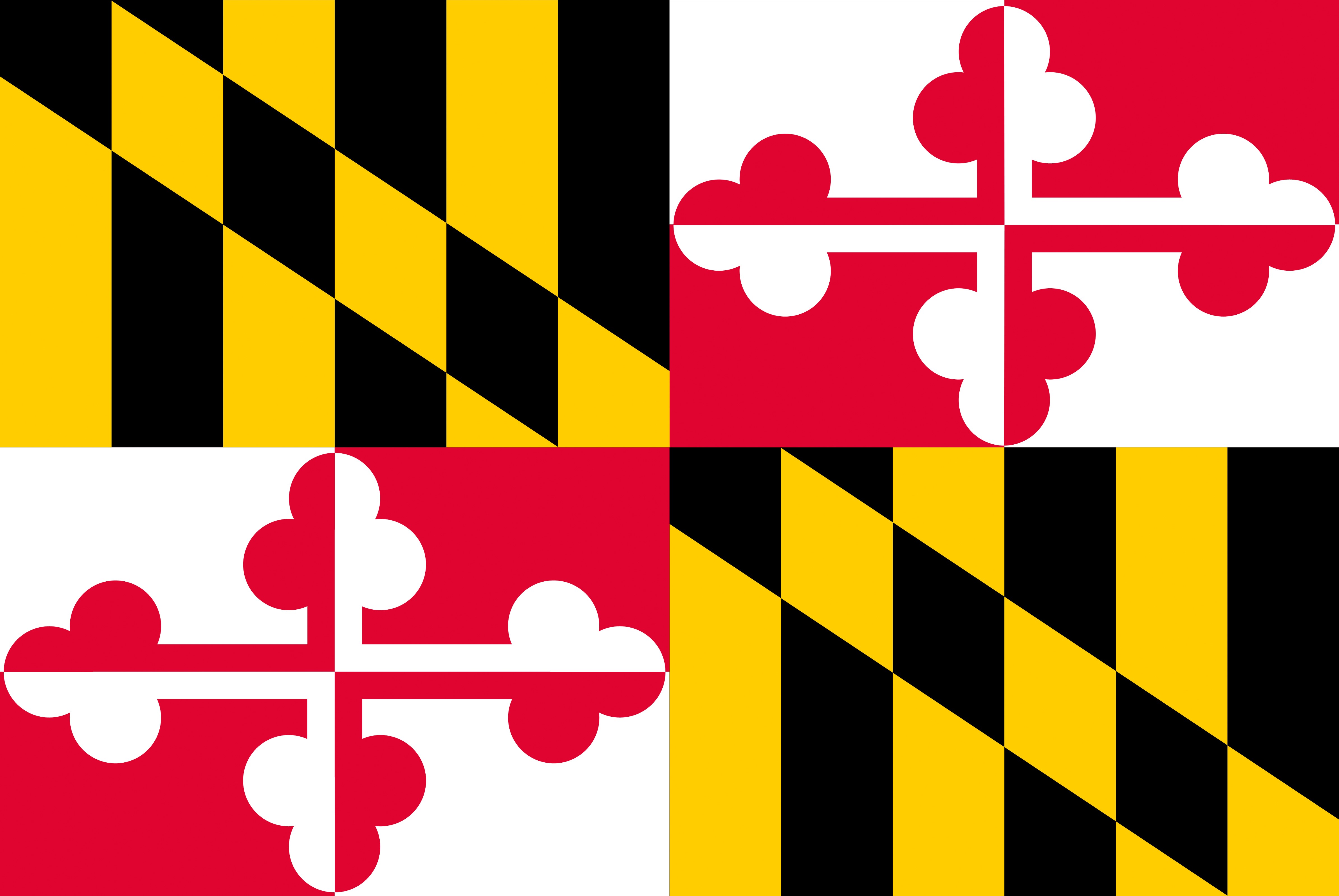 Maryland Flag, USA HD Wallpaper
