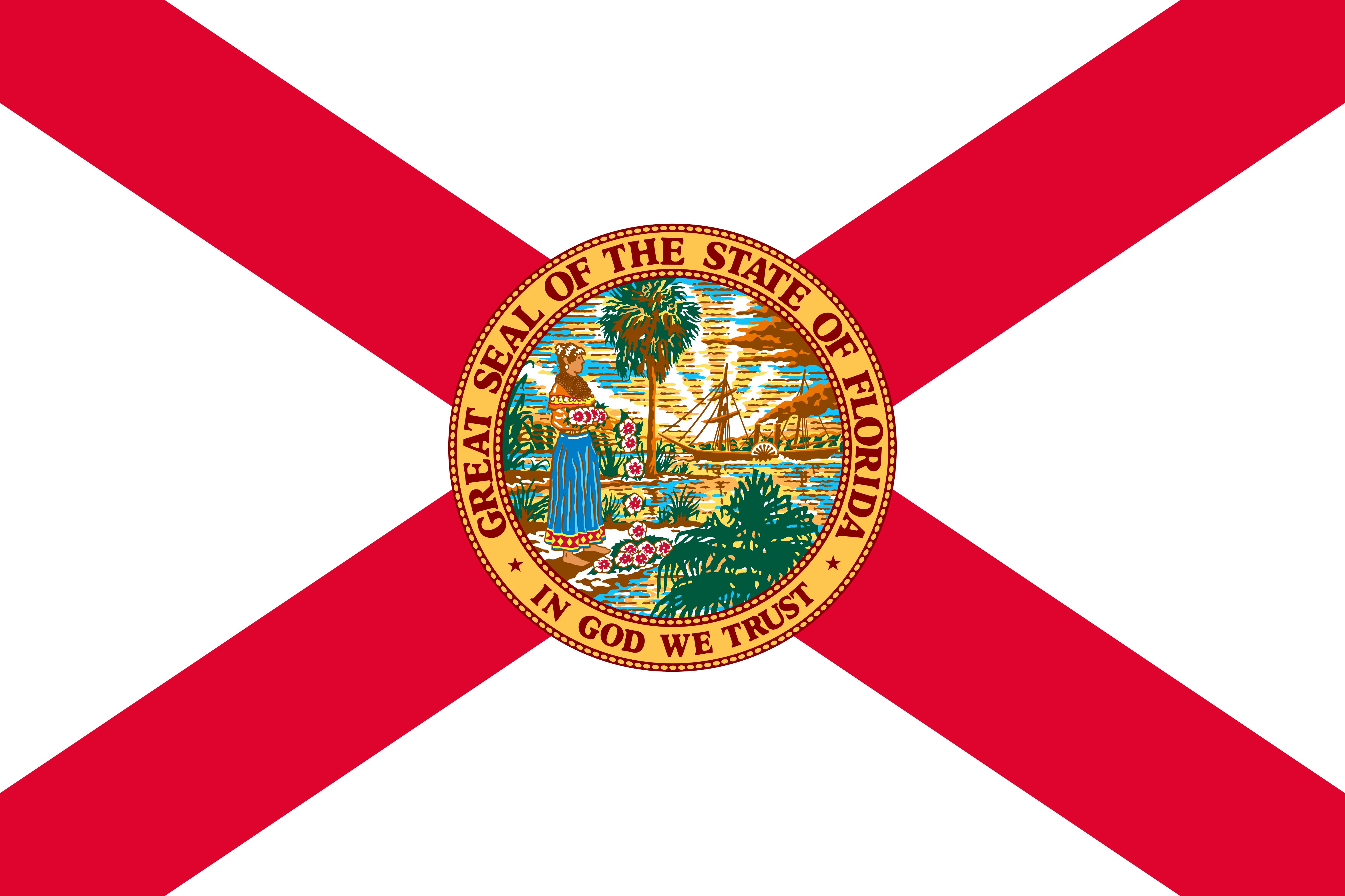 Flag of Florida HD Wallpaper
