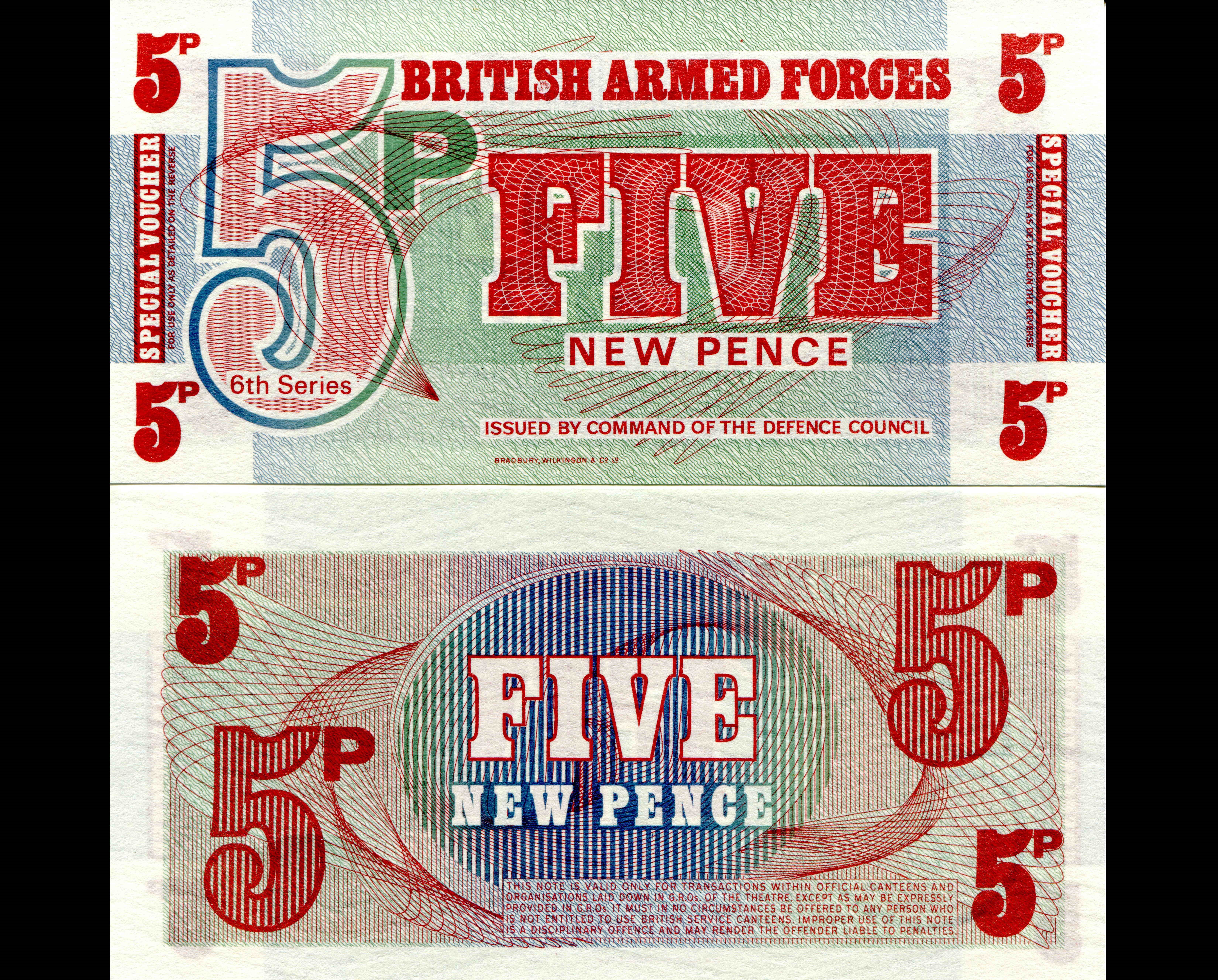 British Armed Forces 5 New Pence Special Voucher HD Wallpaper