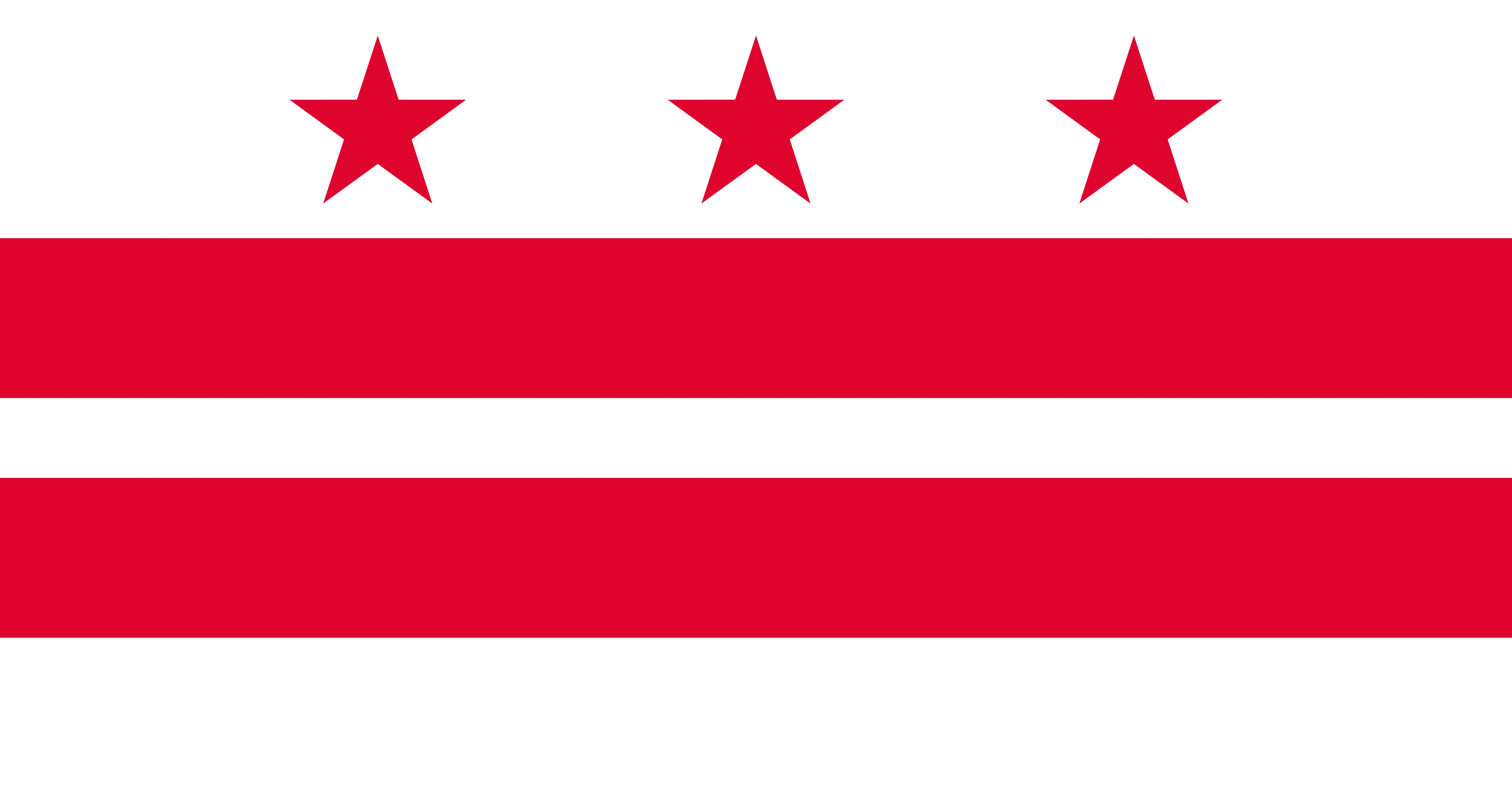 Flag of the District of Columbia, USA HD Wallpaper