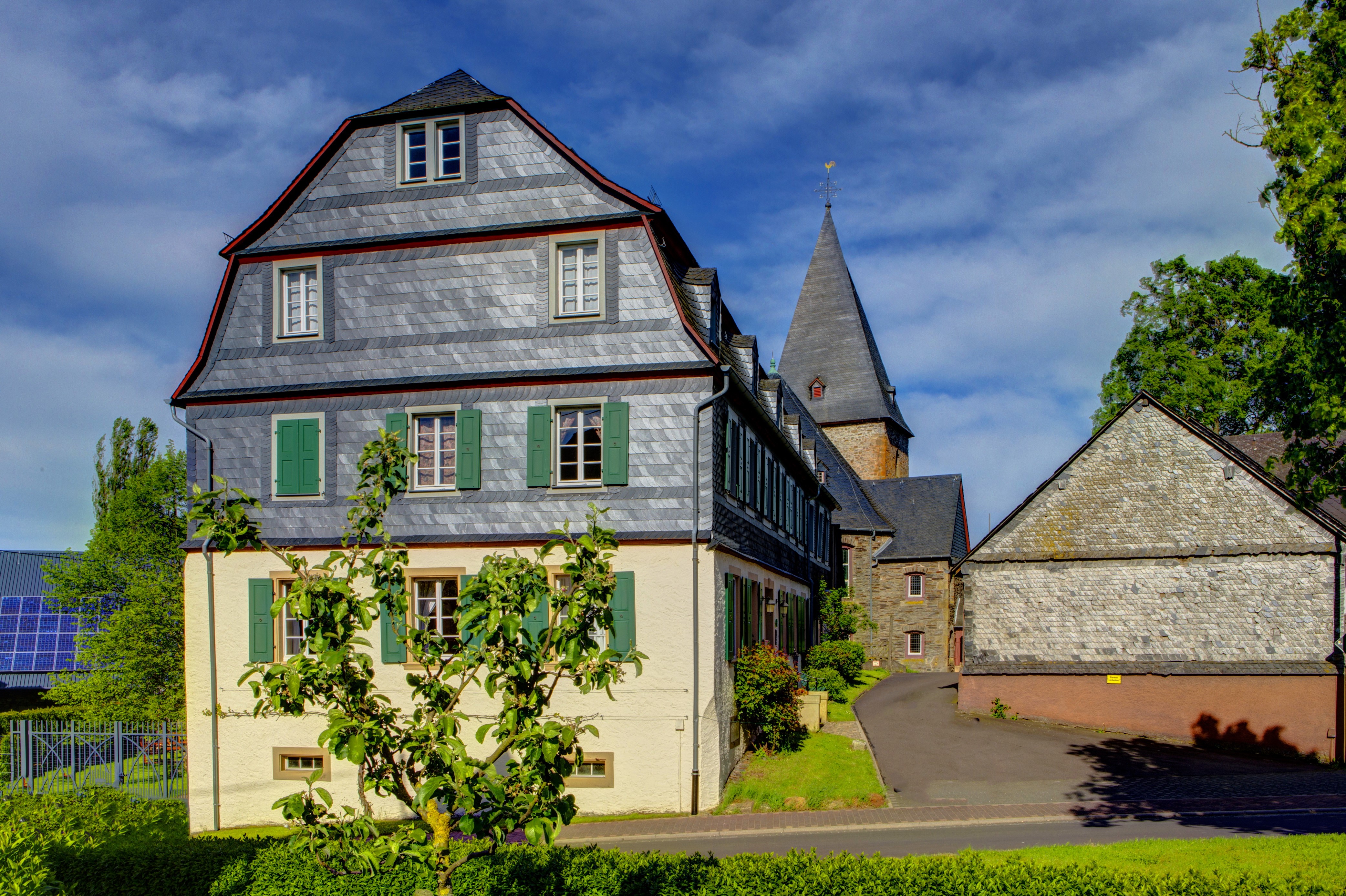 Houses in Hottenbach, Germany HD Wallpaper