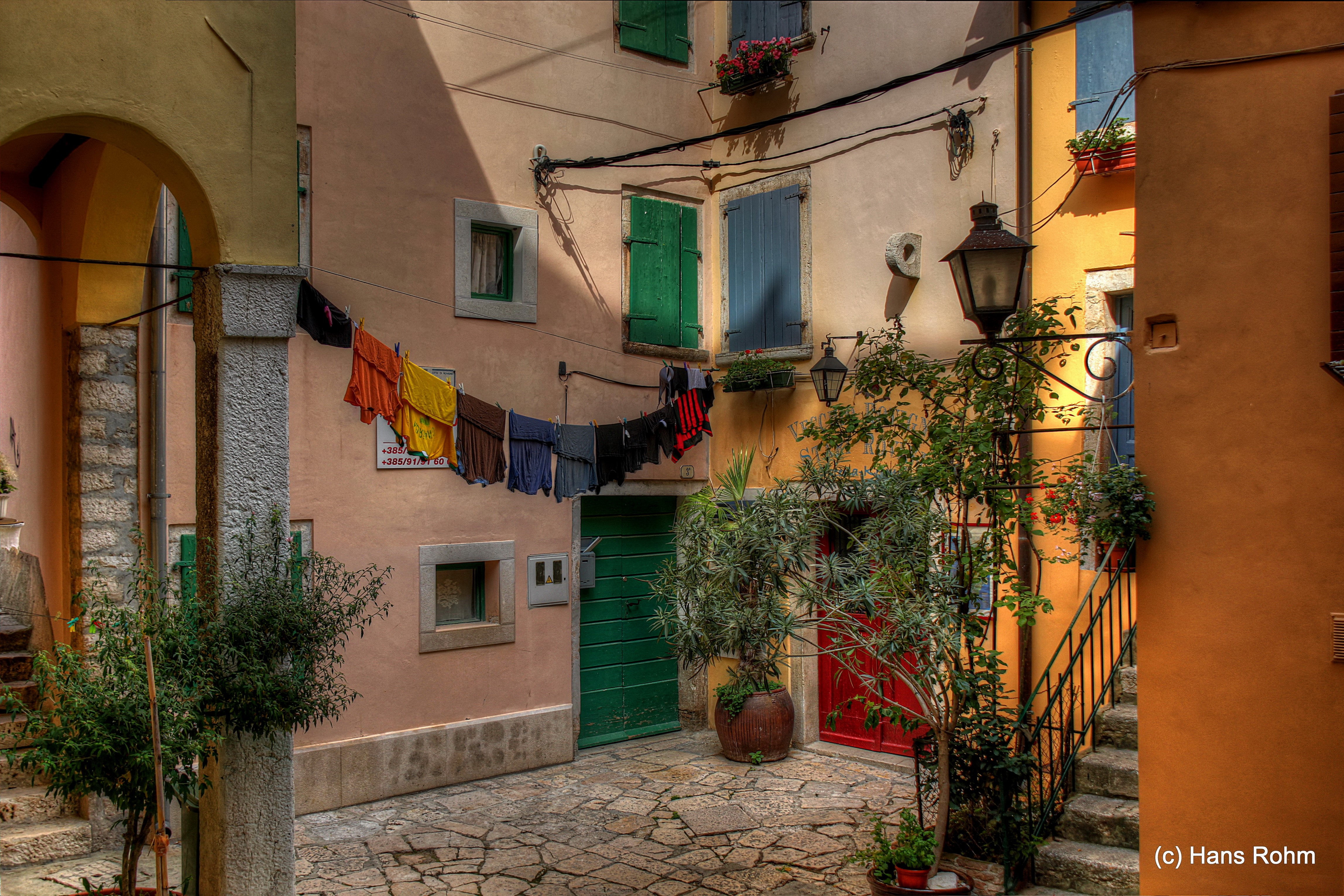 4K Rovinj Croatia Houses HD Wallpaper