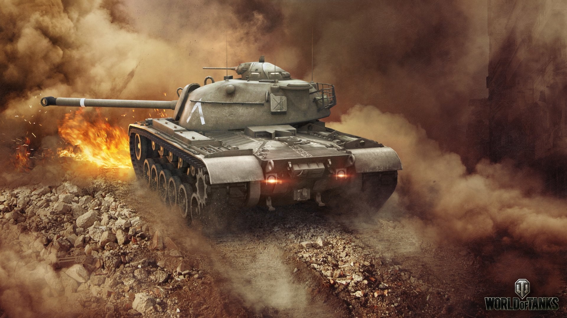 M48A1 Patton tank in World of Tanks HD Wallpaper