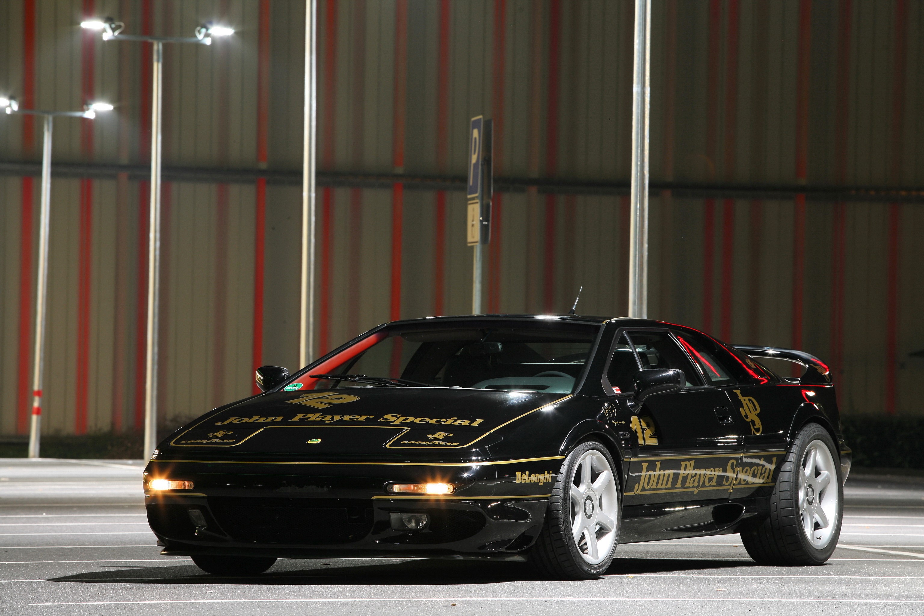 Black Lotus Esprit V8 John Player Special HD Wallpaper