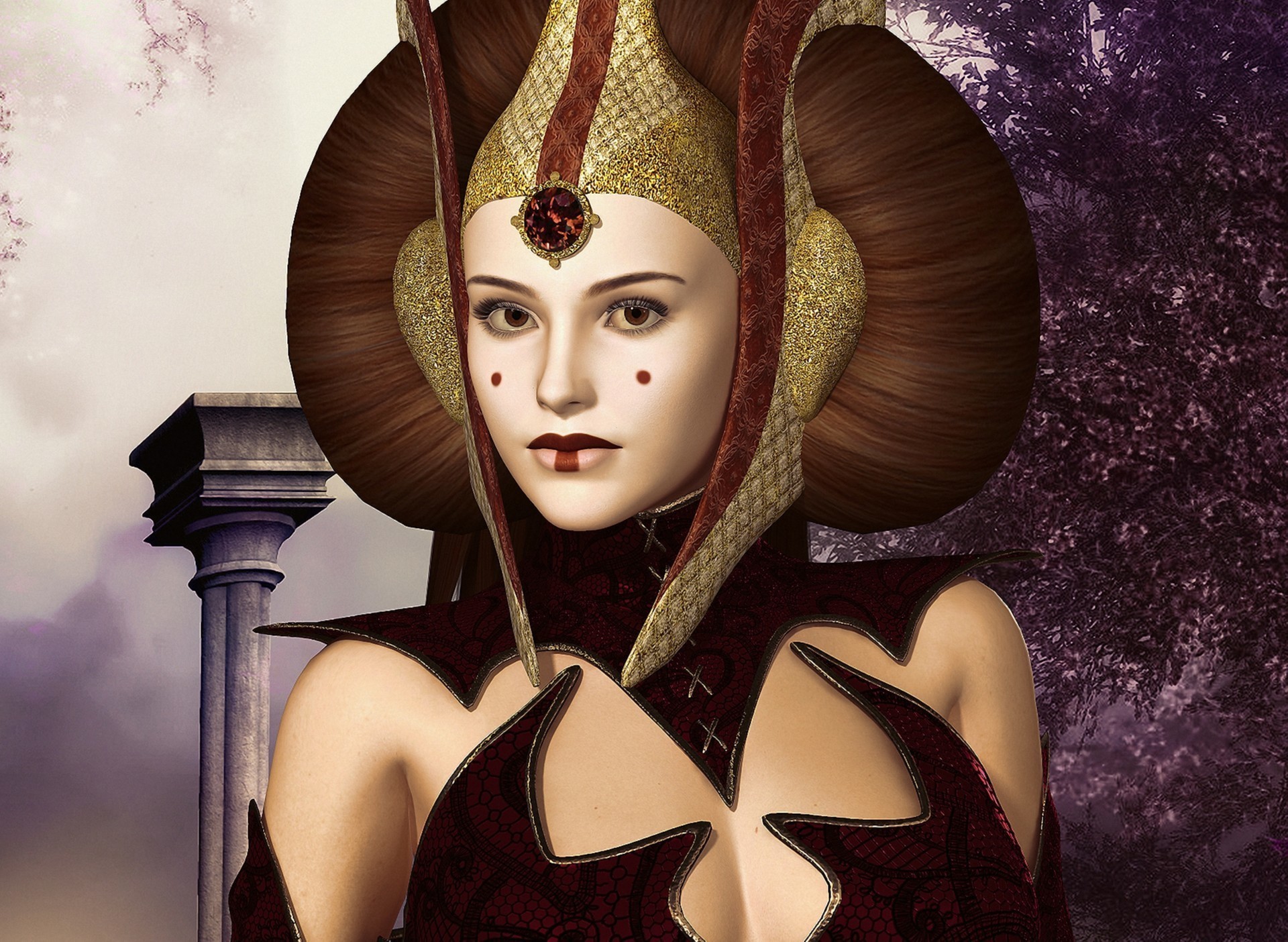 Padmé Amidala from Star Wars HD Wallpaper
