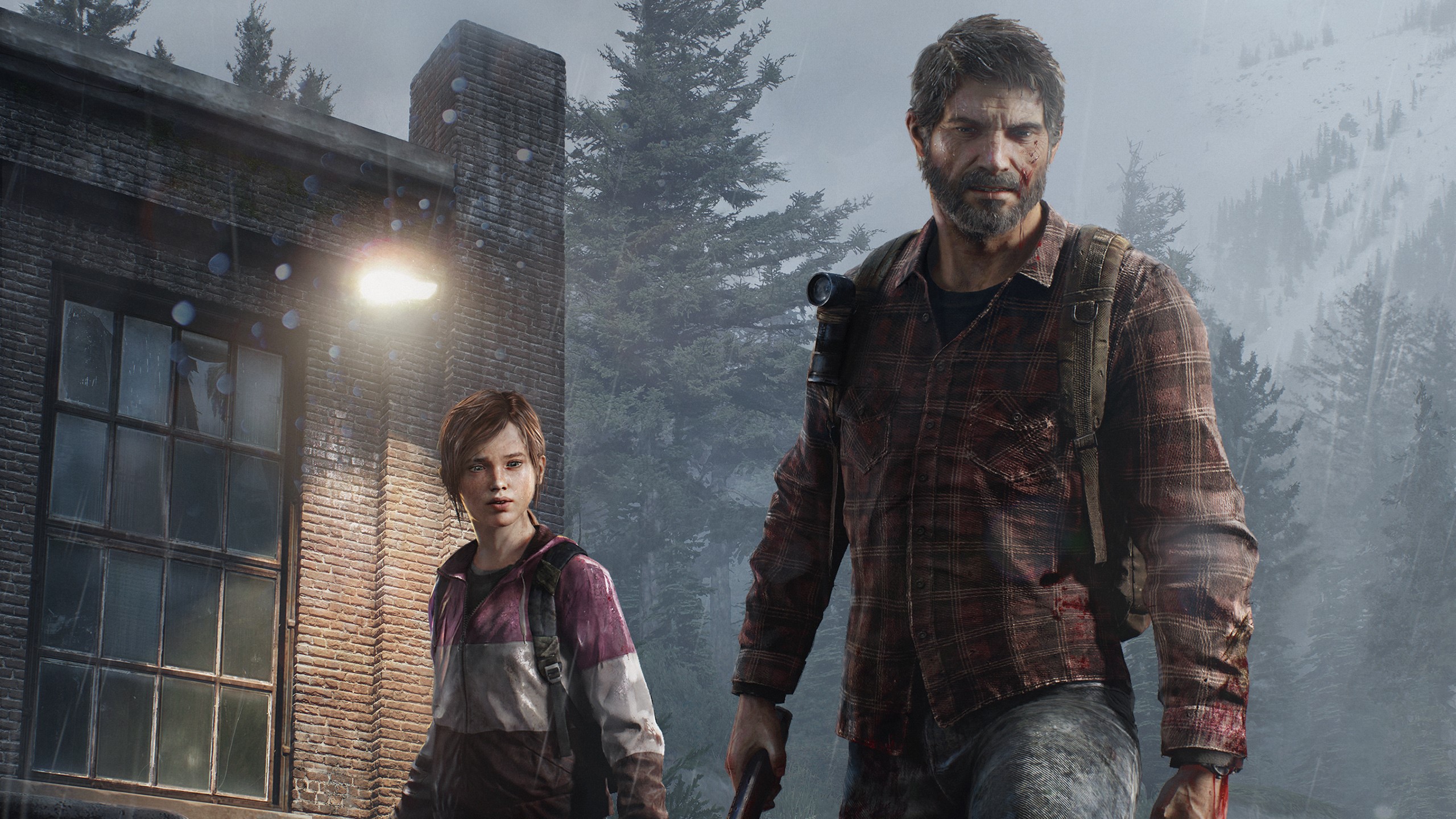 Joel and Ellie from The Last of Us HD Wallpaper