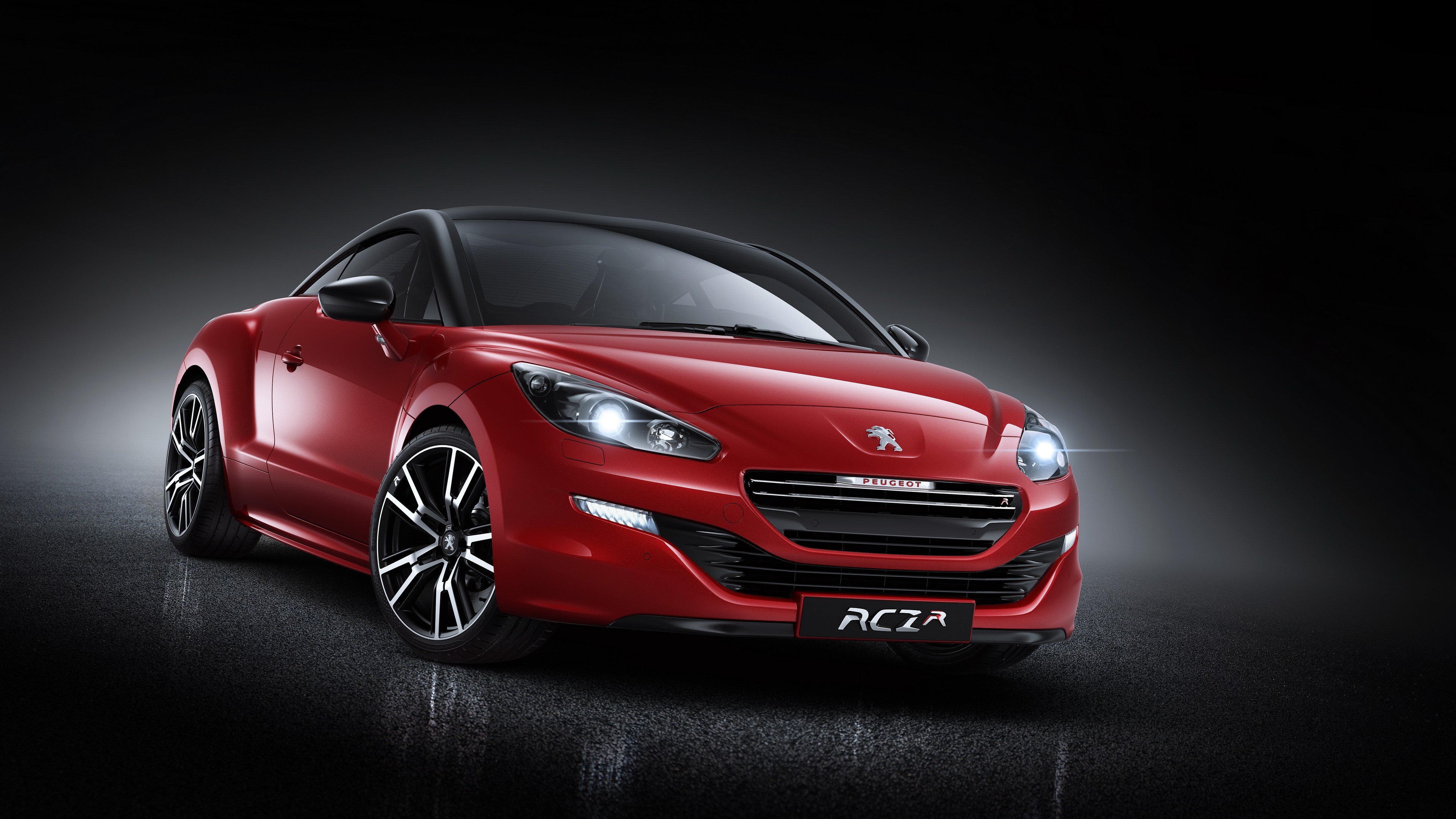 Red 2014 Peugeot RCZ R Coupe HD Wallpaper